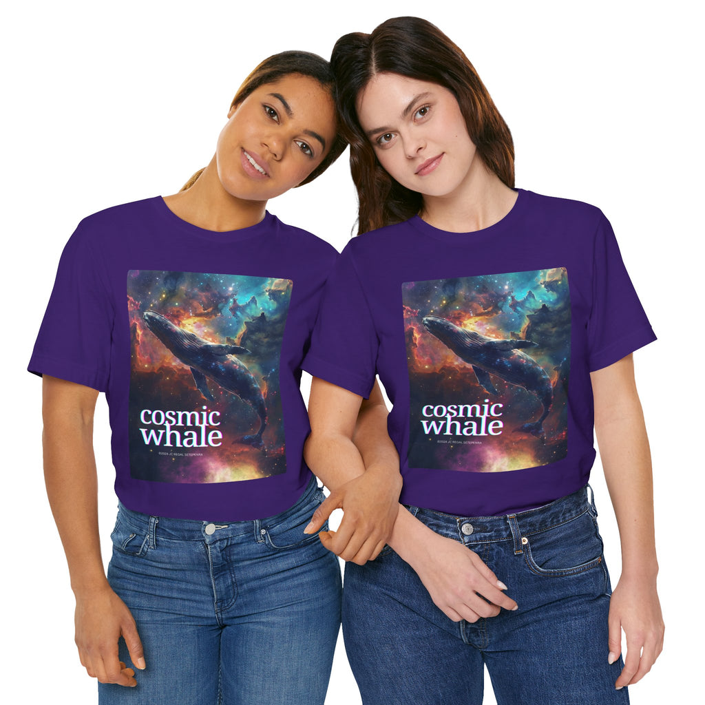 Cosmic Whale Unisex Jersey Short Sleeve Tee