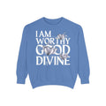 I AM WORTHY GOOD DIVINE Unisex Garment-Dyed Sweatshirt SETEPENRA Sweatshirt.