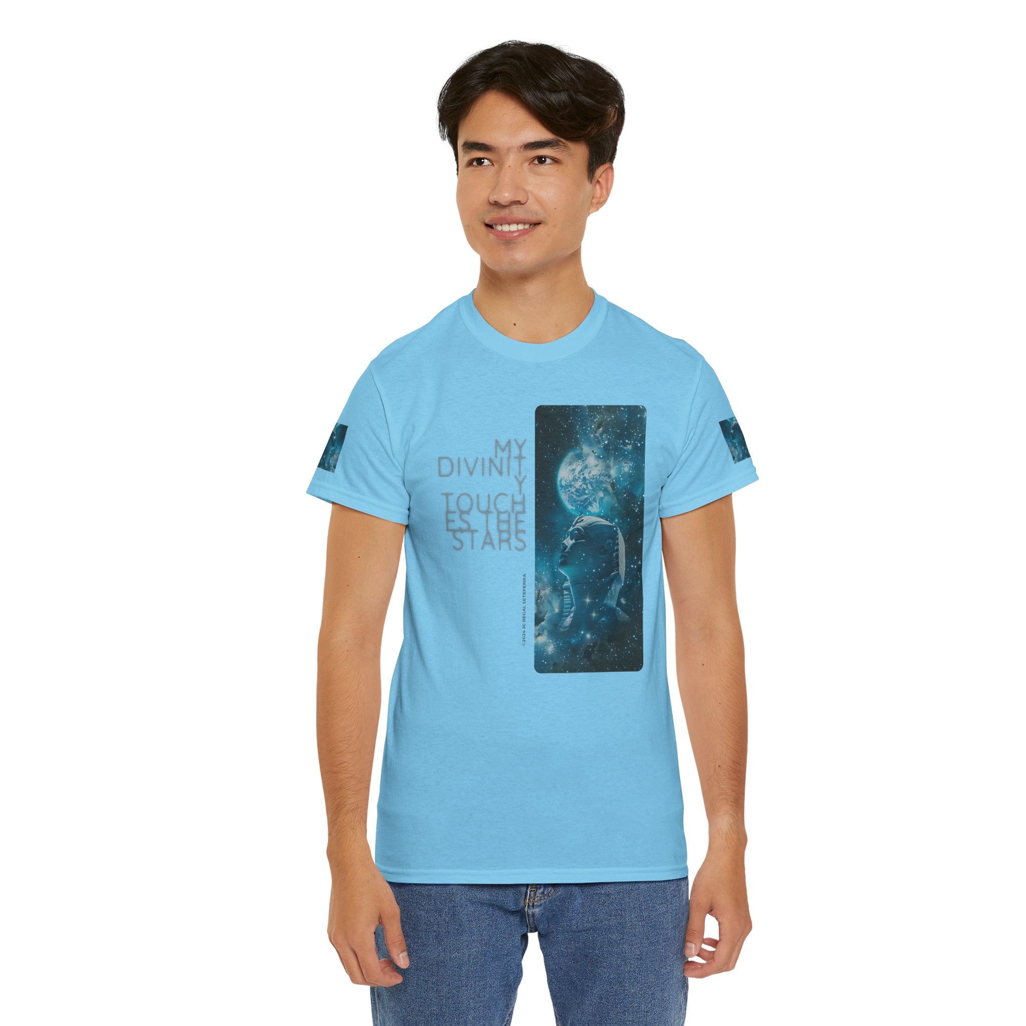 My Divinity Touches The Stars Unisex Heavy Cotton Tee