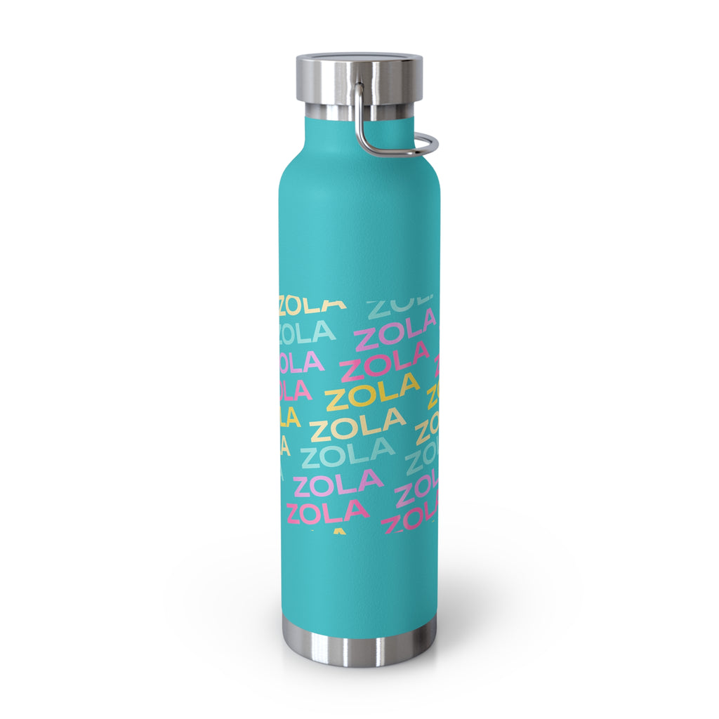 Zola Copper Vacuum Insulated Bottle, 22oz SETEPENRA Mug.