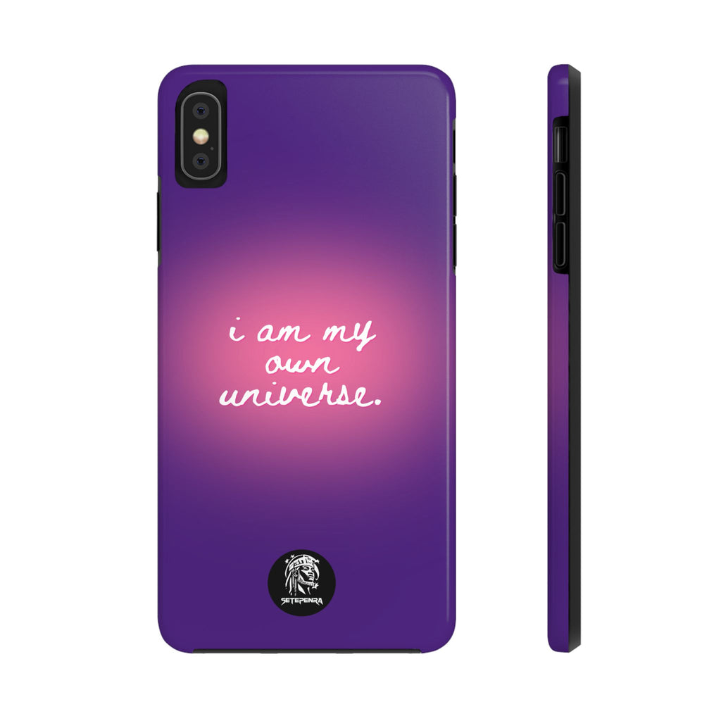 I Am My Own Universe Tough Phone Case (For iPhone, Galaxy & More) - Purple SETEPENRA Phone Case.