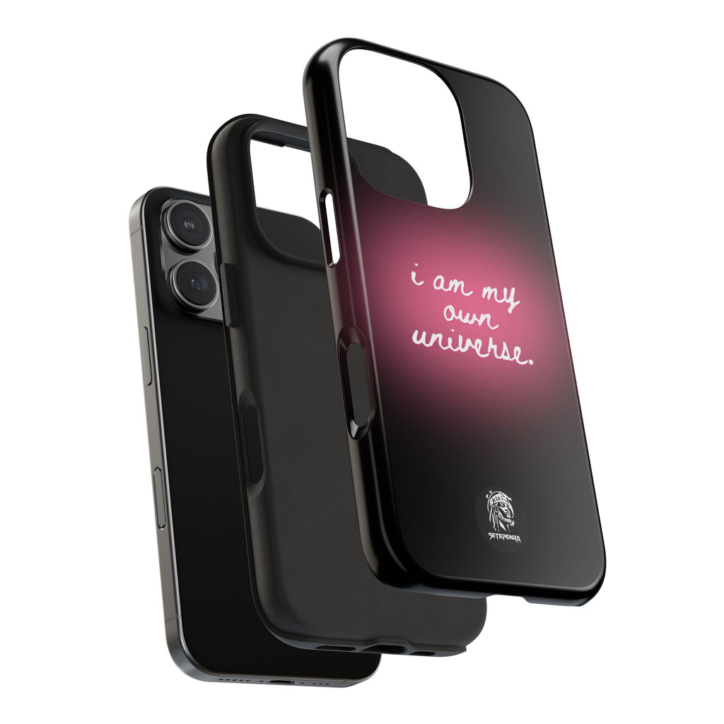 I Am My Own Universe Tough Phone Case (For iPhone, Galaxy & More) - Black