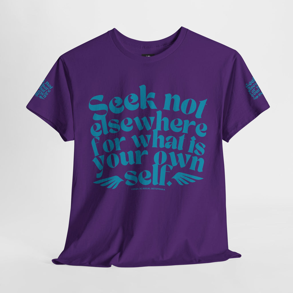 Seek Not Elsewhere (Aqua Edition) Unisex Heavy Cotton Tee
