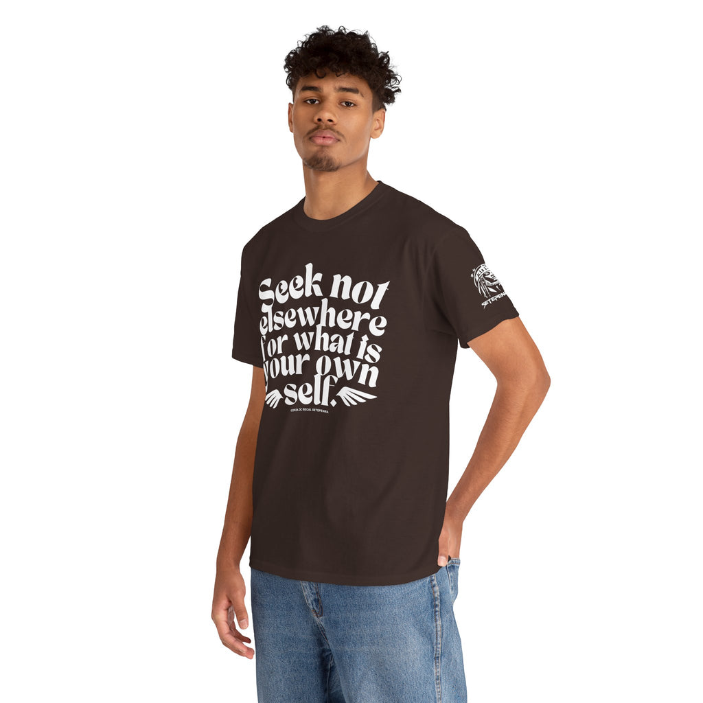Seek Not Elsewhere Unisex Heavy Cotton Tee