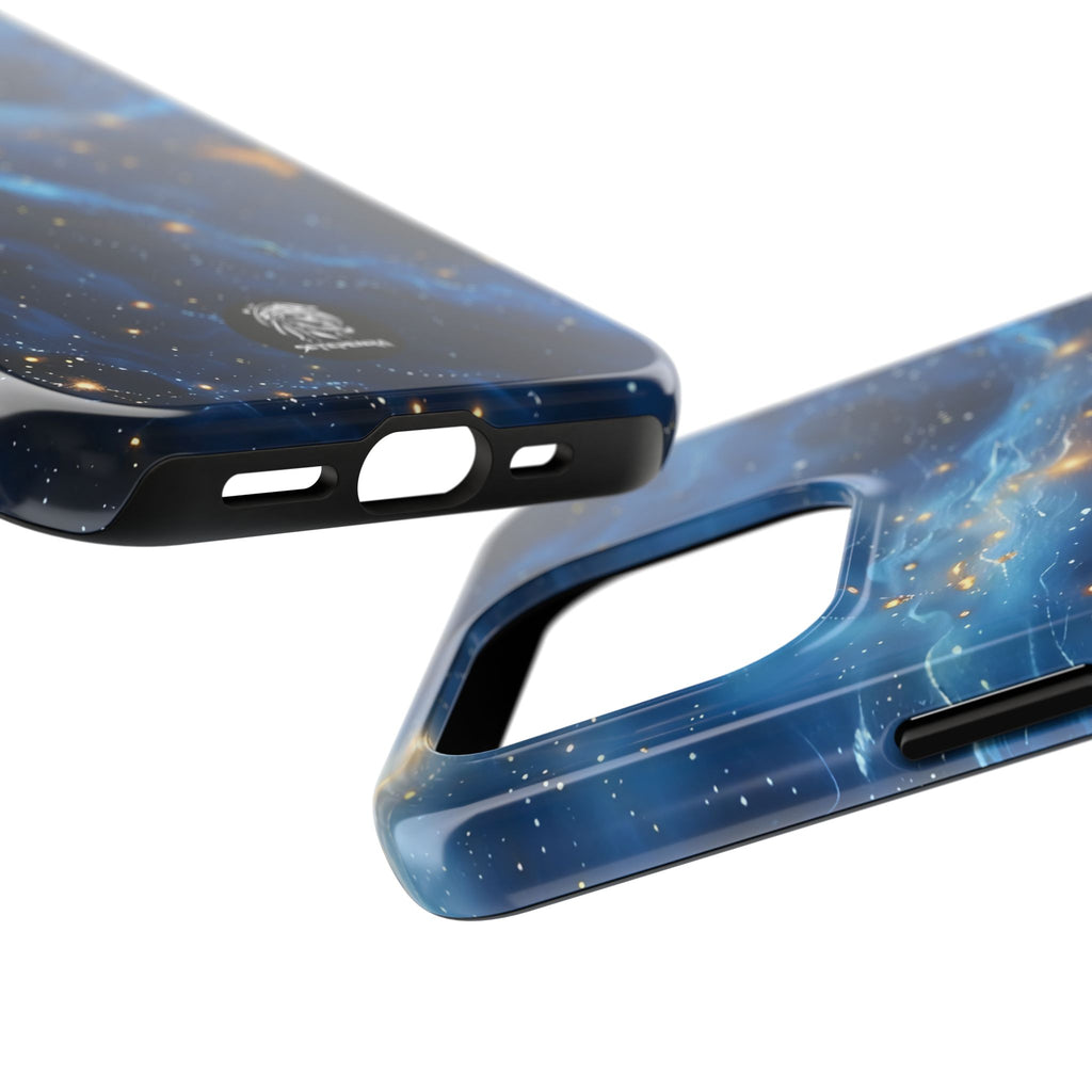 Blue Cosmos Tough Phone Case (For iPhone, Galaxy & More)