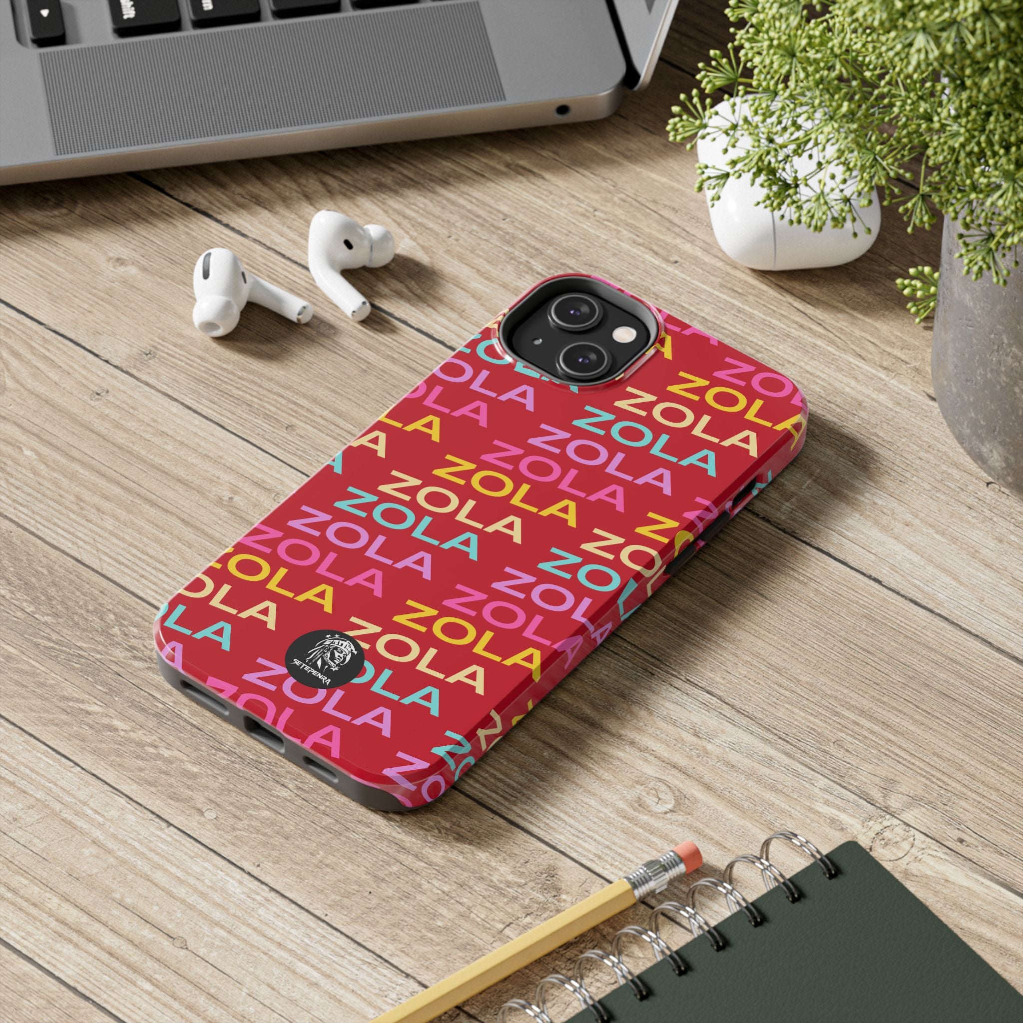 Zola Tough Phone Case (For iPhone, Galaxy & More) - Dark Red
