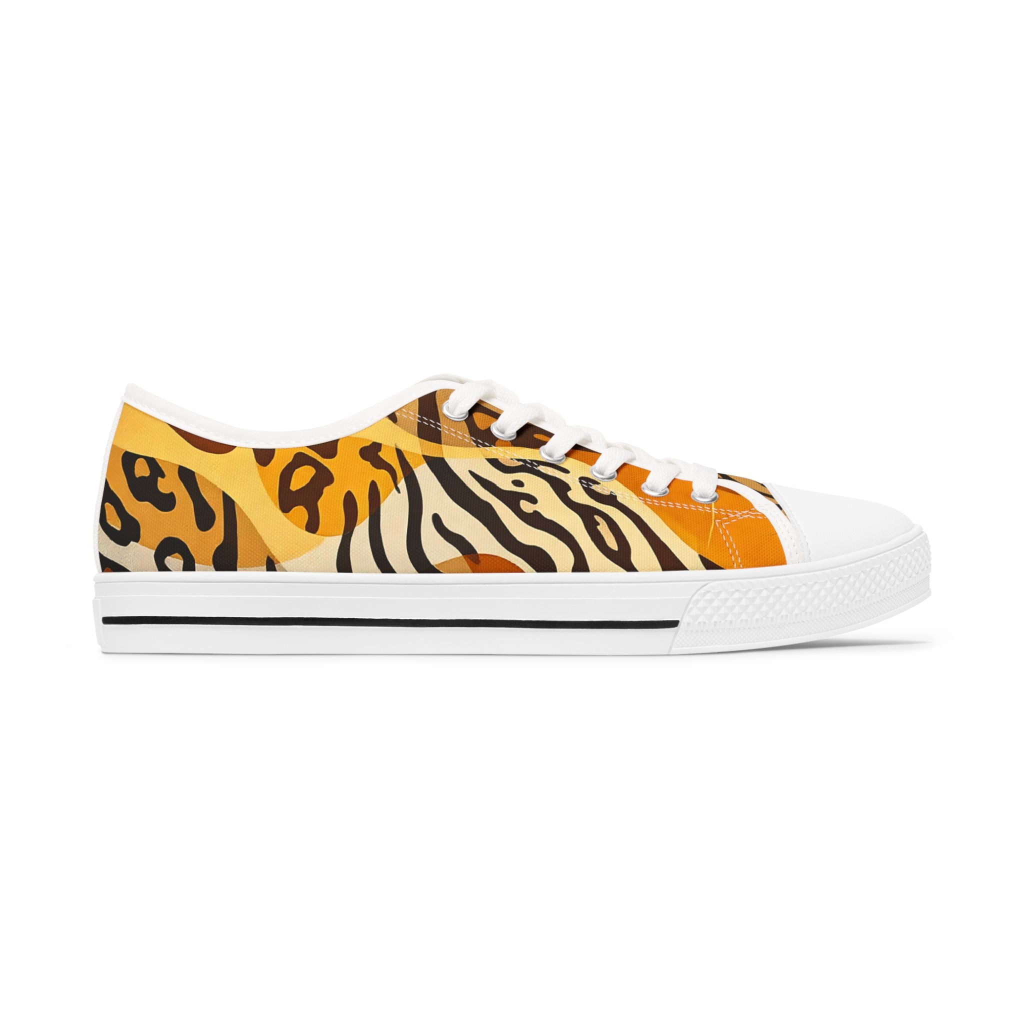 Afrikana Wildskin Women's Low Top Sneakers SETEPENRA Shoes.