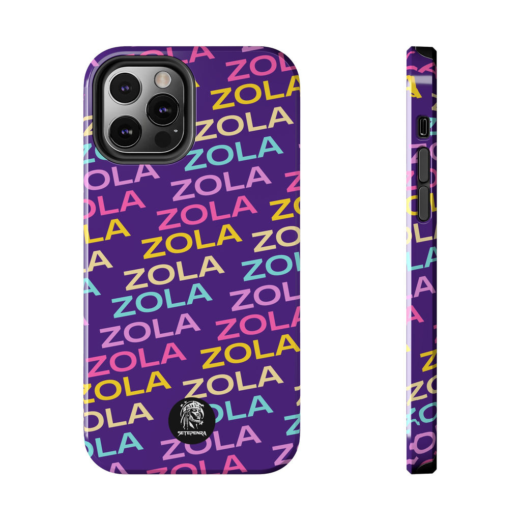 Zola Tough Phone Case (For iPhone, Galaxy & More) - Purple SETEPENRA Phone Case.