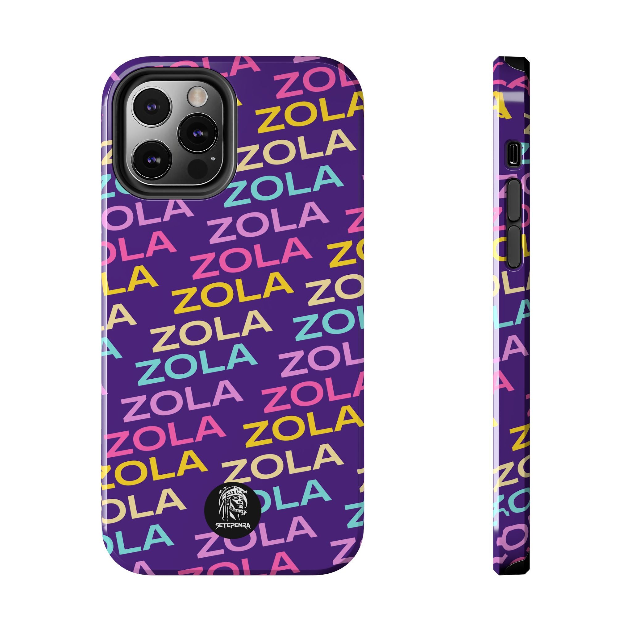Zola Tough Phone Case (For iPhone, Galaxy & More) - Purple SETEPENRA Phone Case.