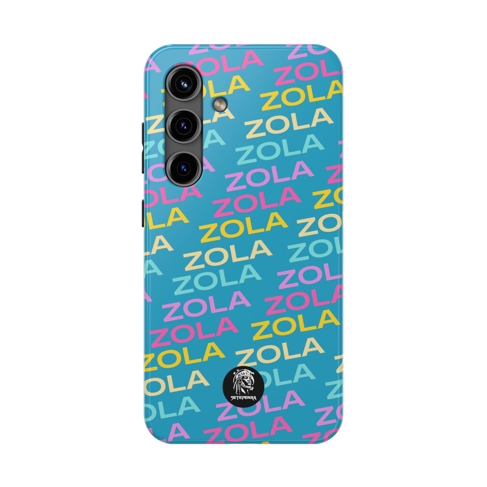 Zola Tough Phone Case (For iPhone, Galaxy & More) - Turquoise SETEPENRA Phone Case.