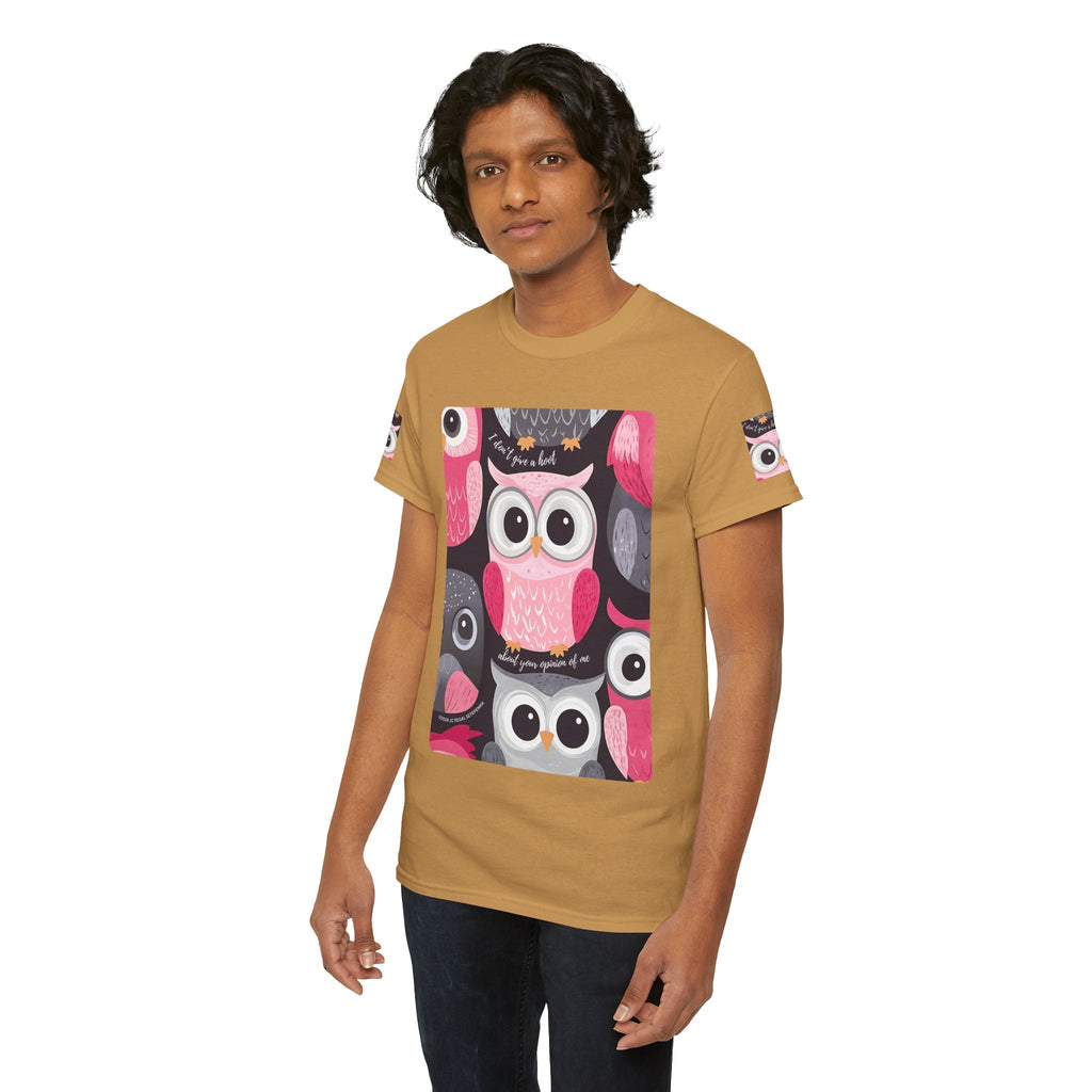 Don't Give A Hoot Unisex Heavy Cotton Tee