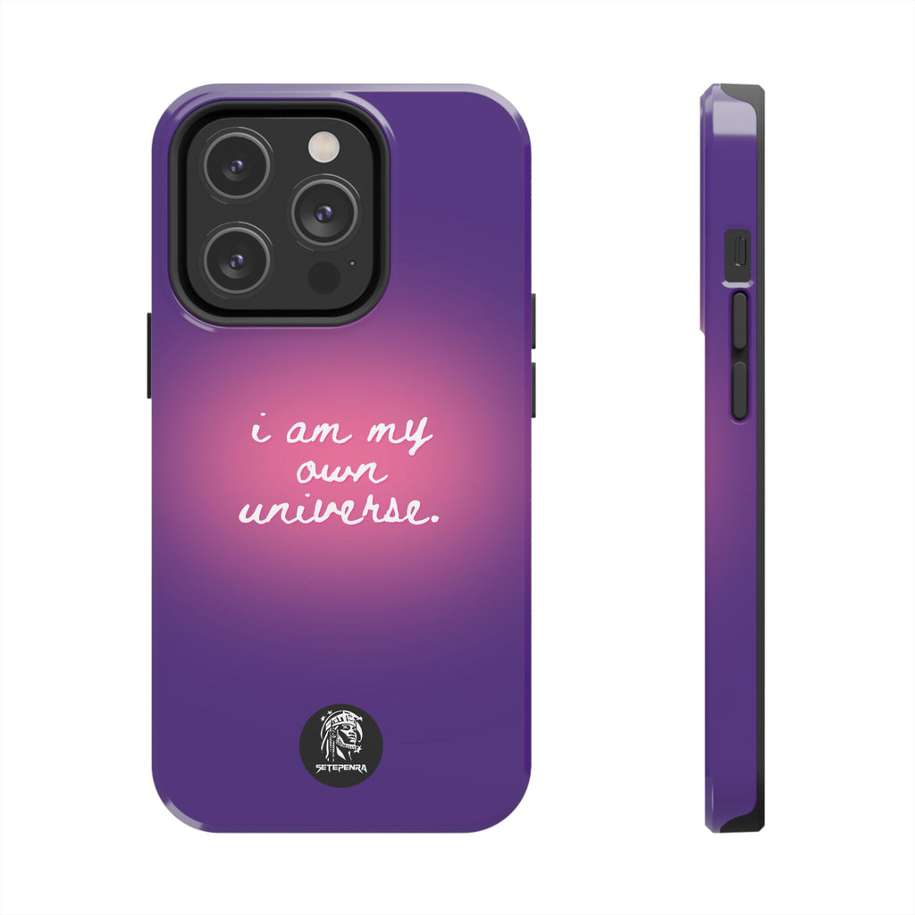 I Am My Own Universe Tough Phone Case (For iPhone, Galaxy & More) - Purple SETEPENRA Phone Case.