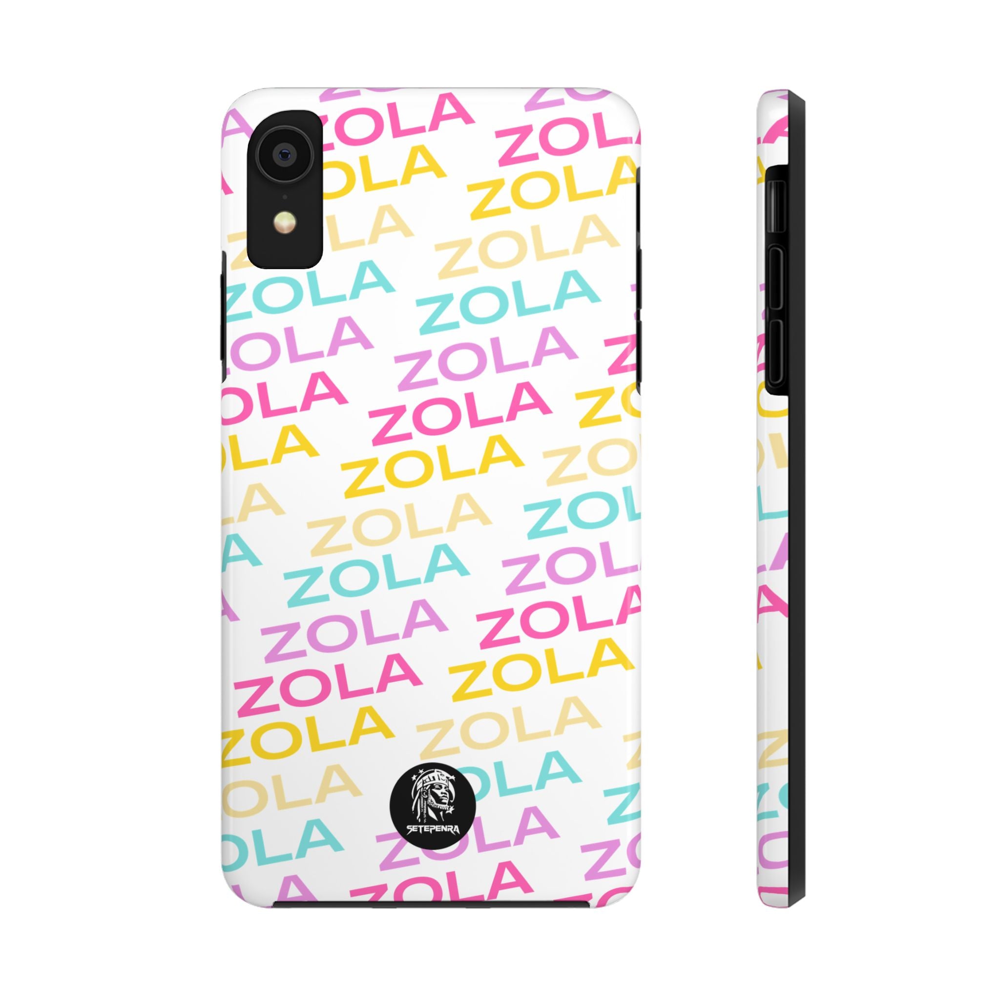 Zola Tough Phone Case (For iPhone, Galaxy & More) - White SETEPENRA Phone Case.