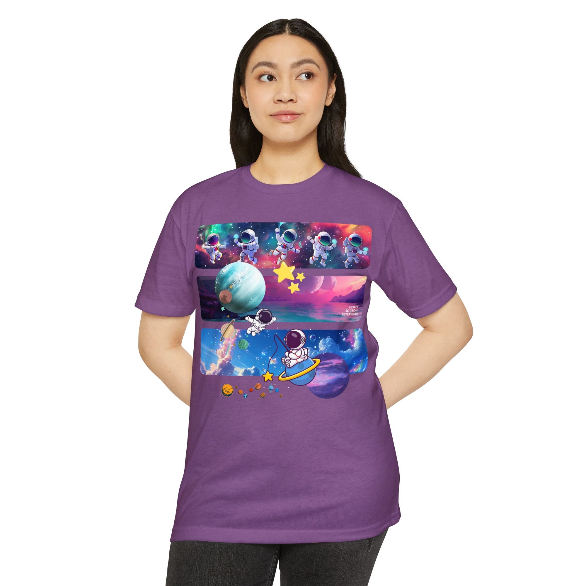 Astro Cosmo Unisex CVC Jersey T-shirt