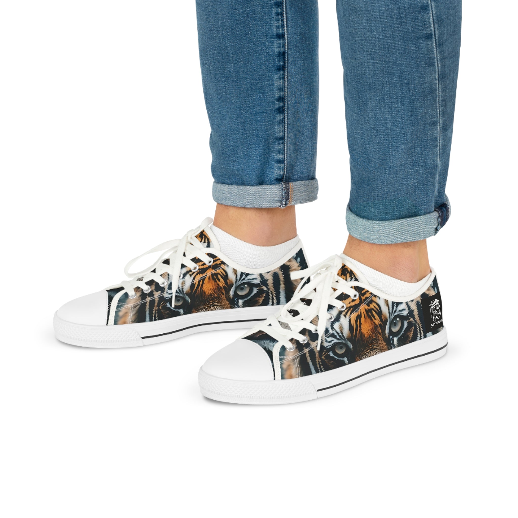 Primal Power Men's Low Top Sneakers - Tiger SETEPENRA Shoes.