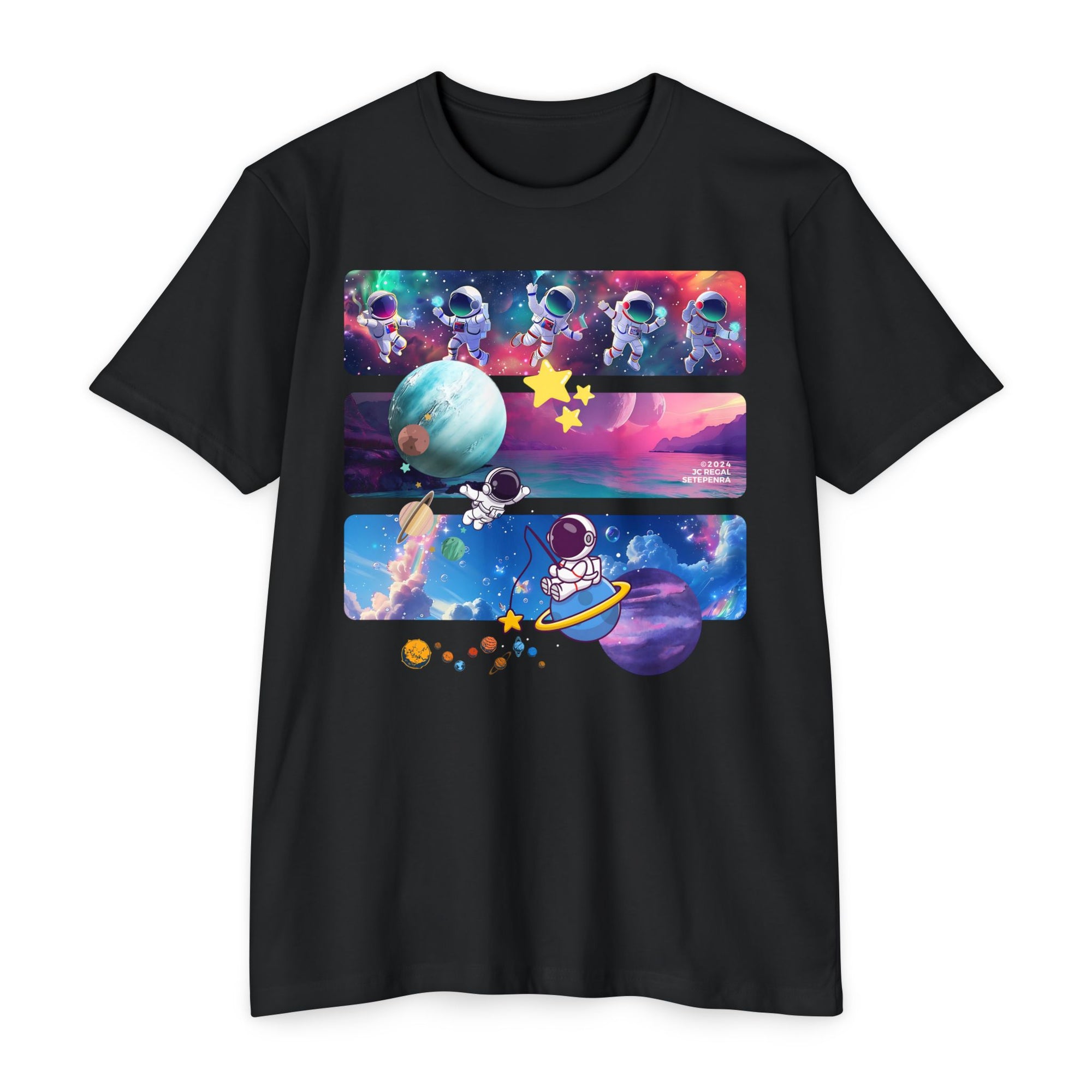 Astro Cosmo Unisex CVC Jersey T-shirt SETEPENRA T-Shirt.