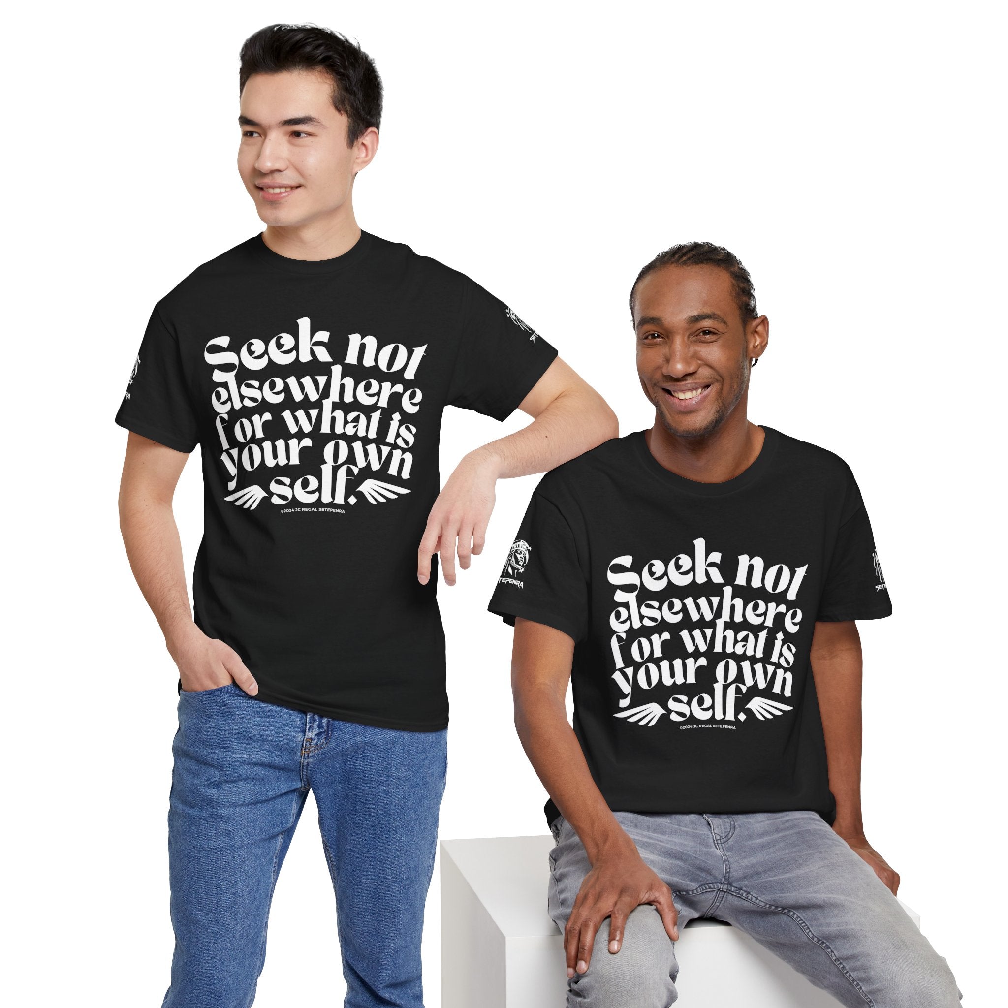 Seek Not Elsewhere Unisex Heavy Cotton Tee