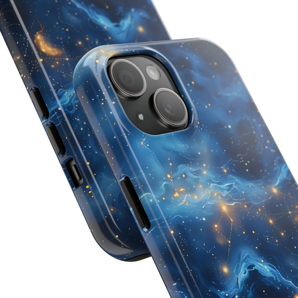 Blue Cosmos Tough Phone Case (For iPhone, Galaxy & More)