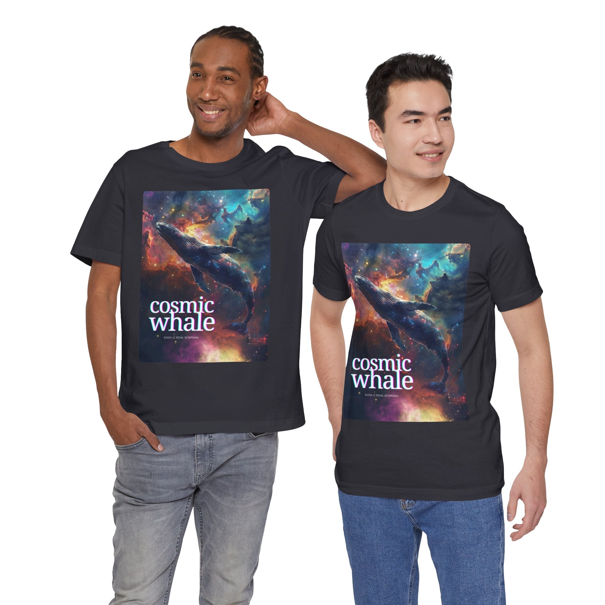 Cosmic Whale Unisex Jersey Short Sleeve Tee