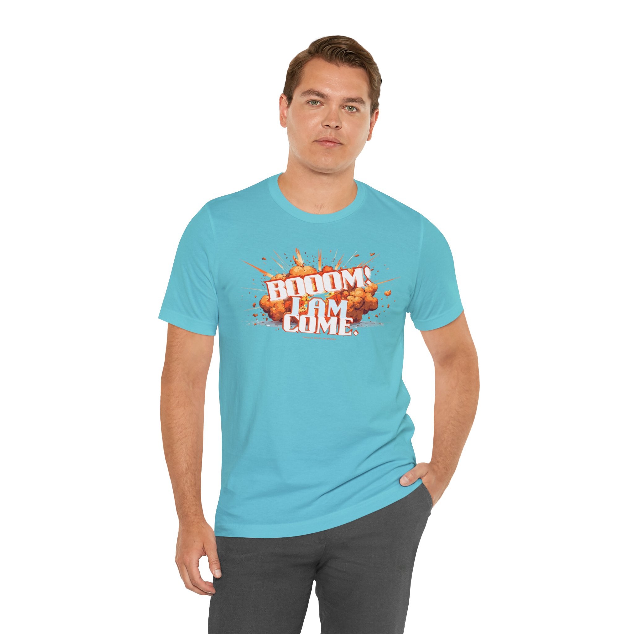 BOOOM! I AM COME Unisex Jersey Short Sleeve Tee
