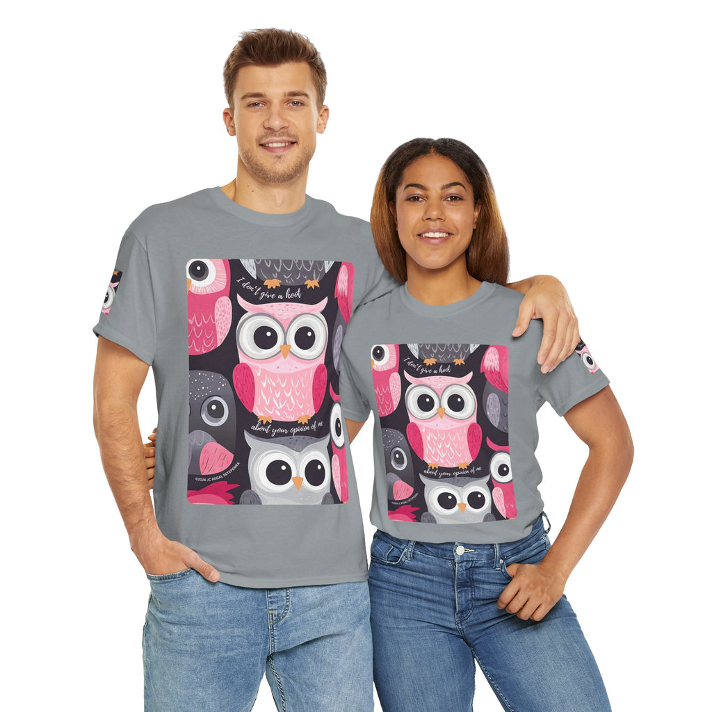 Don't Give A Hoot Unisex Heavy Cotton Tee