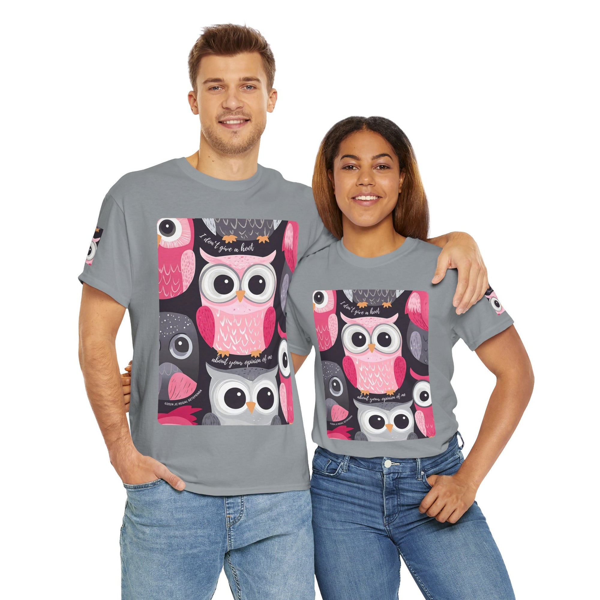 Don't Give A Hoot Unisex Heavy Cotton Tee