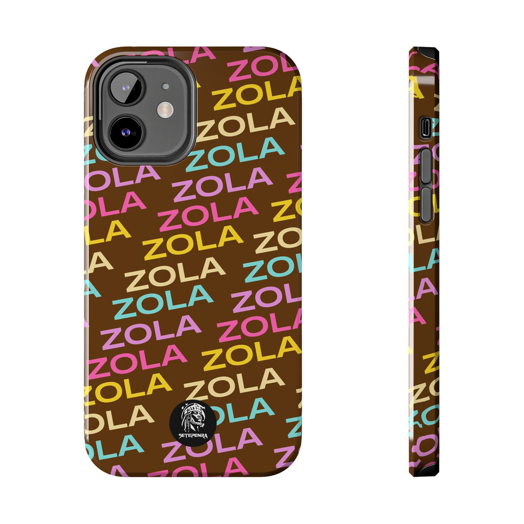 Zola Tough Phone Case (For iPhone, Galaxy & More) - Brown SETEPENRA Phone Case.