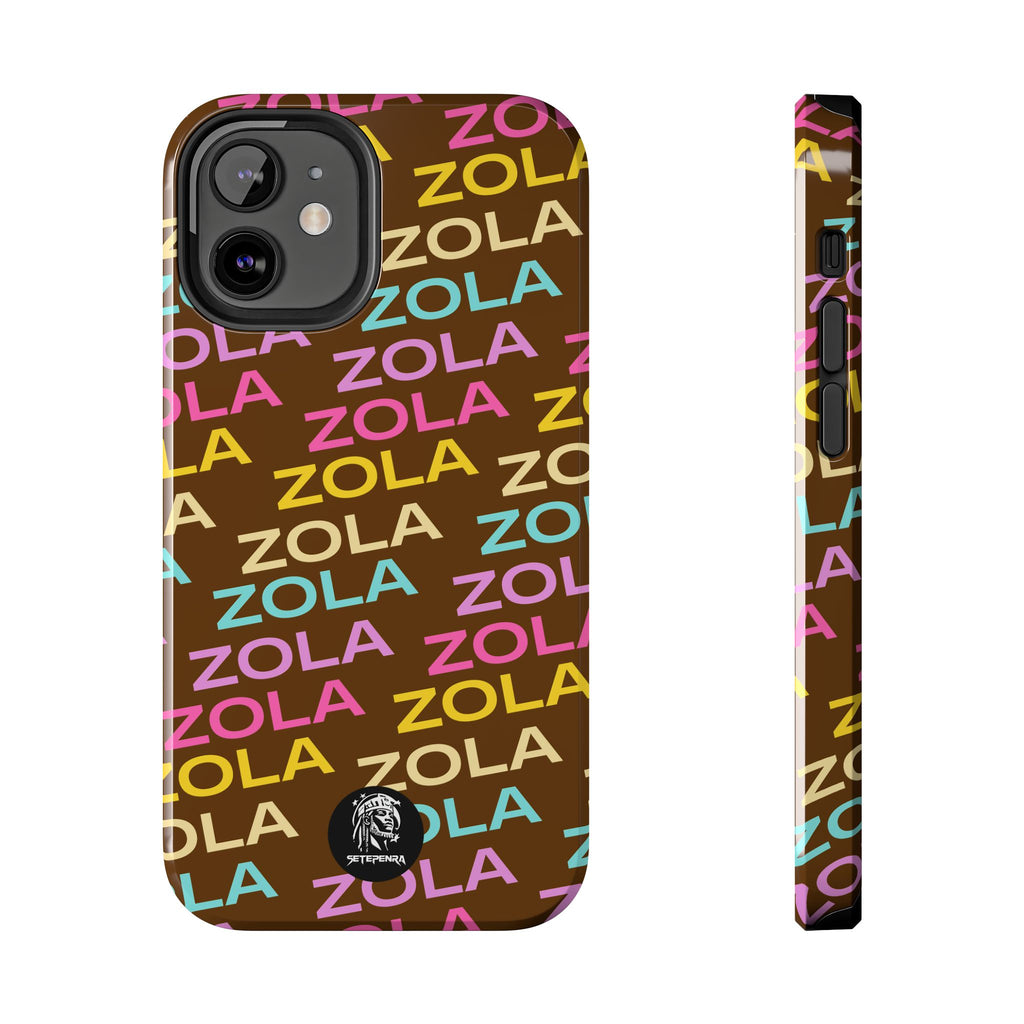 Zola Tough Phone Case (For iPhone, Galaxy & More) - Brown SETEPENRA Phone Case.