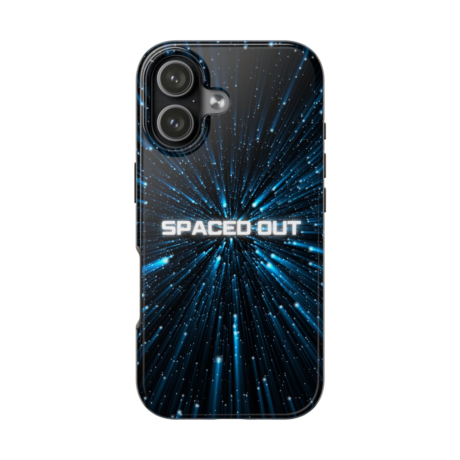 Spaced Out Tough Phone Case — Cosmic Space Warp Protective Cover