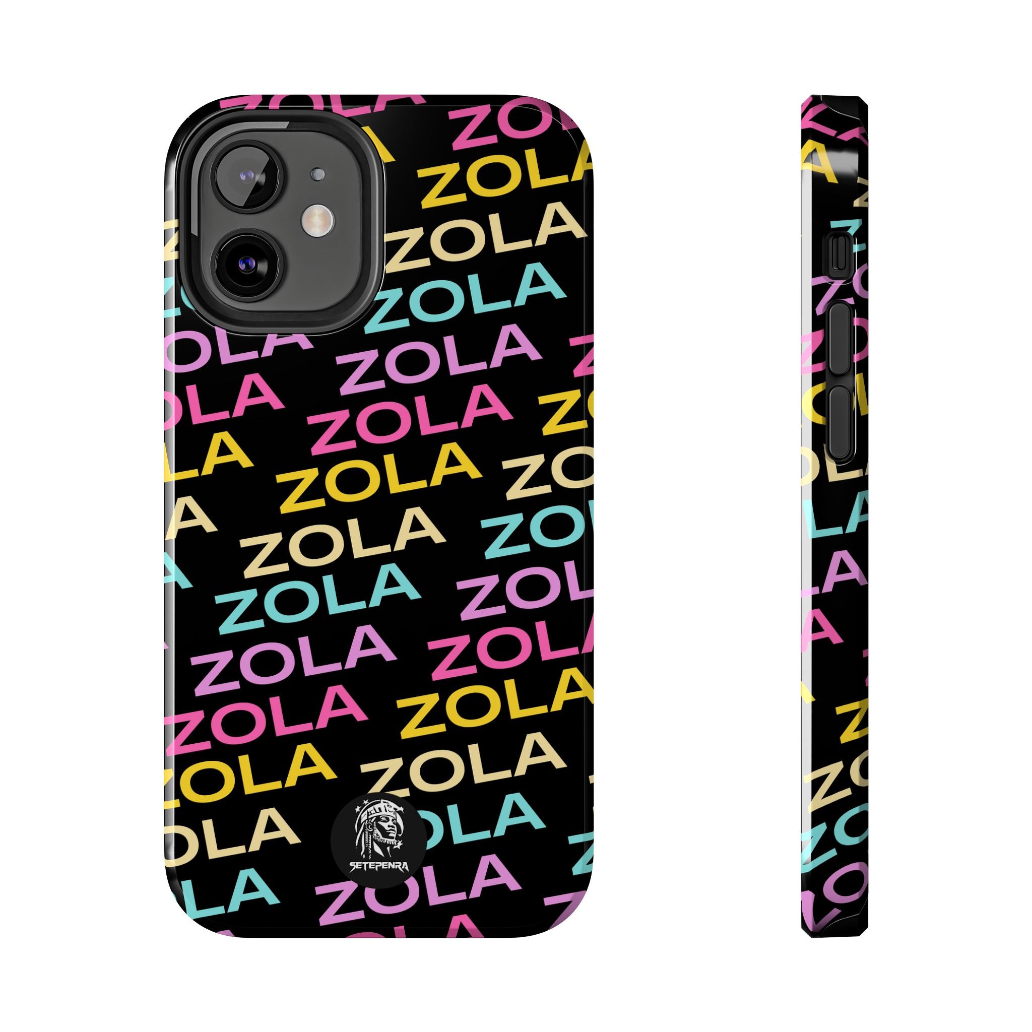 Zola Tough Phone Case (For iPhone, Galaxy & More) - Black SETEPENRA Phone Case.