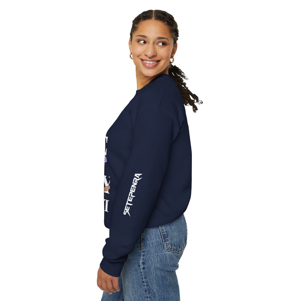 Channel It Unisex Heavy Blend™ Crewneck Sweatshirt (White Print)