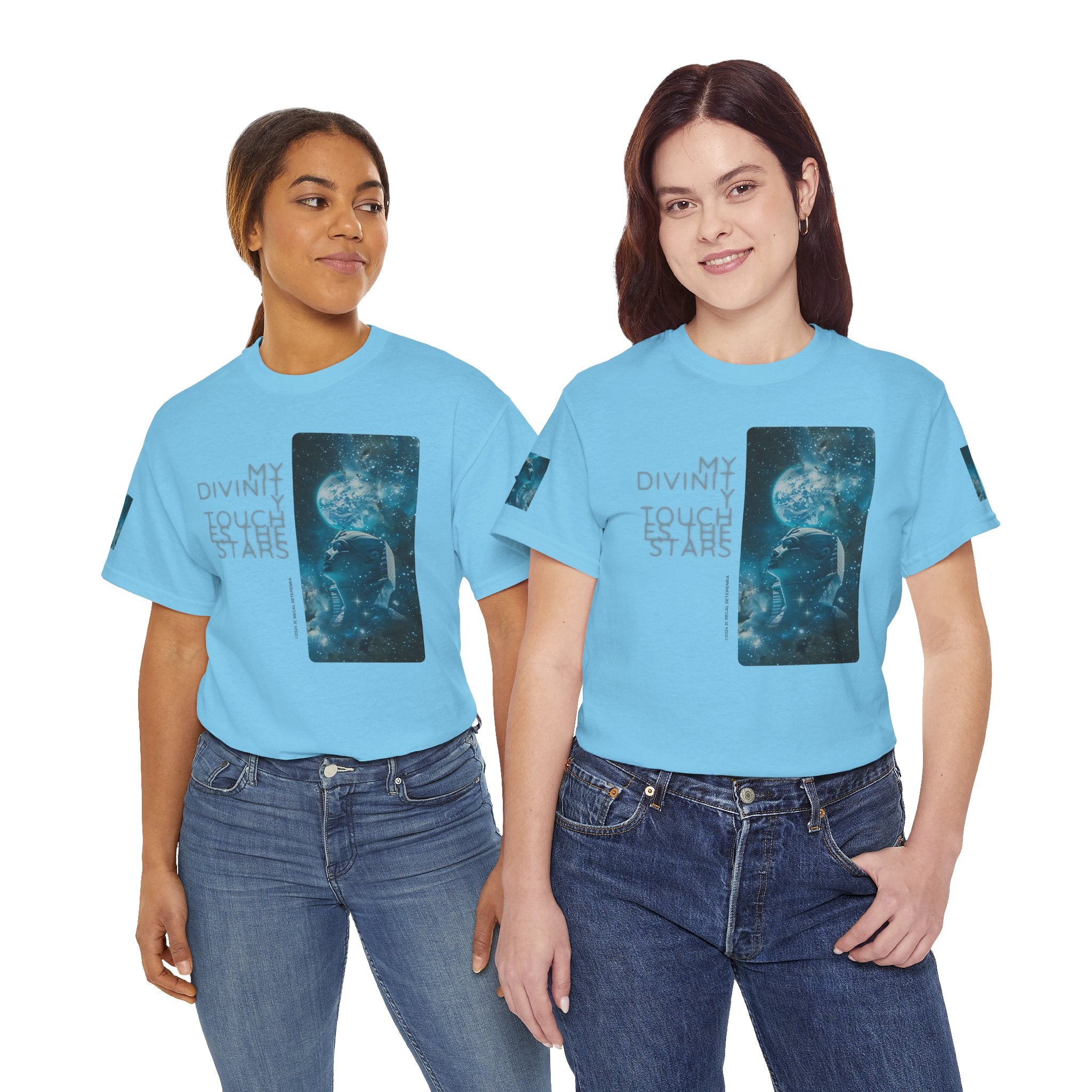 My Divinity Touches The Stars Unisex Heavy Cotton Tee