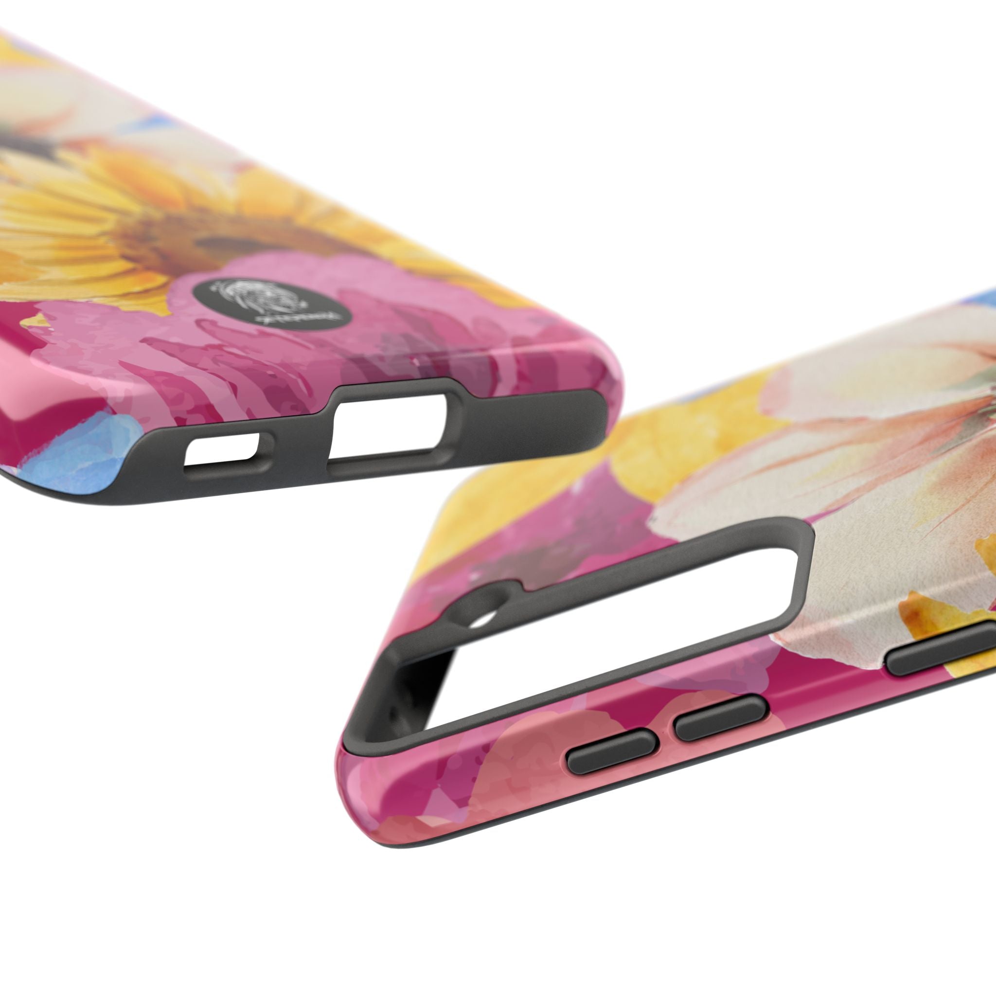 Watercolor Flowers Tough Phone Case (For iPhone, Galaxy & More)