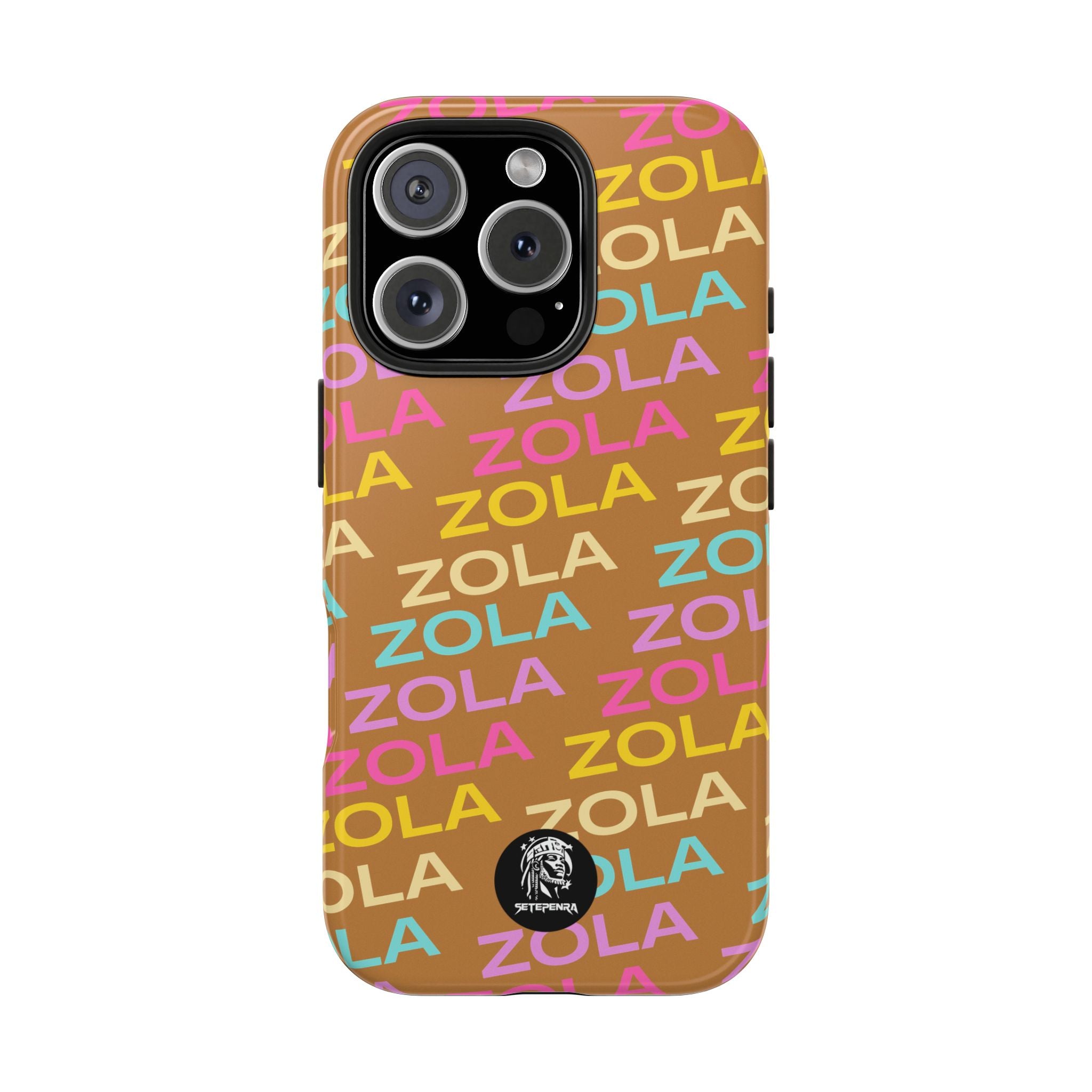 Zola Tough Phone Case (For iPhone, Galaxy & More) - Light Brown