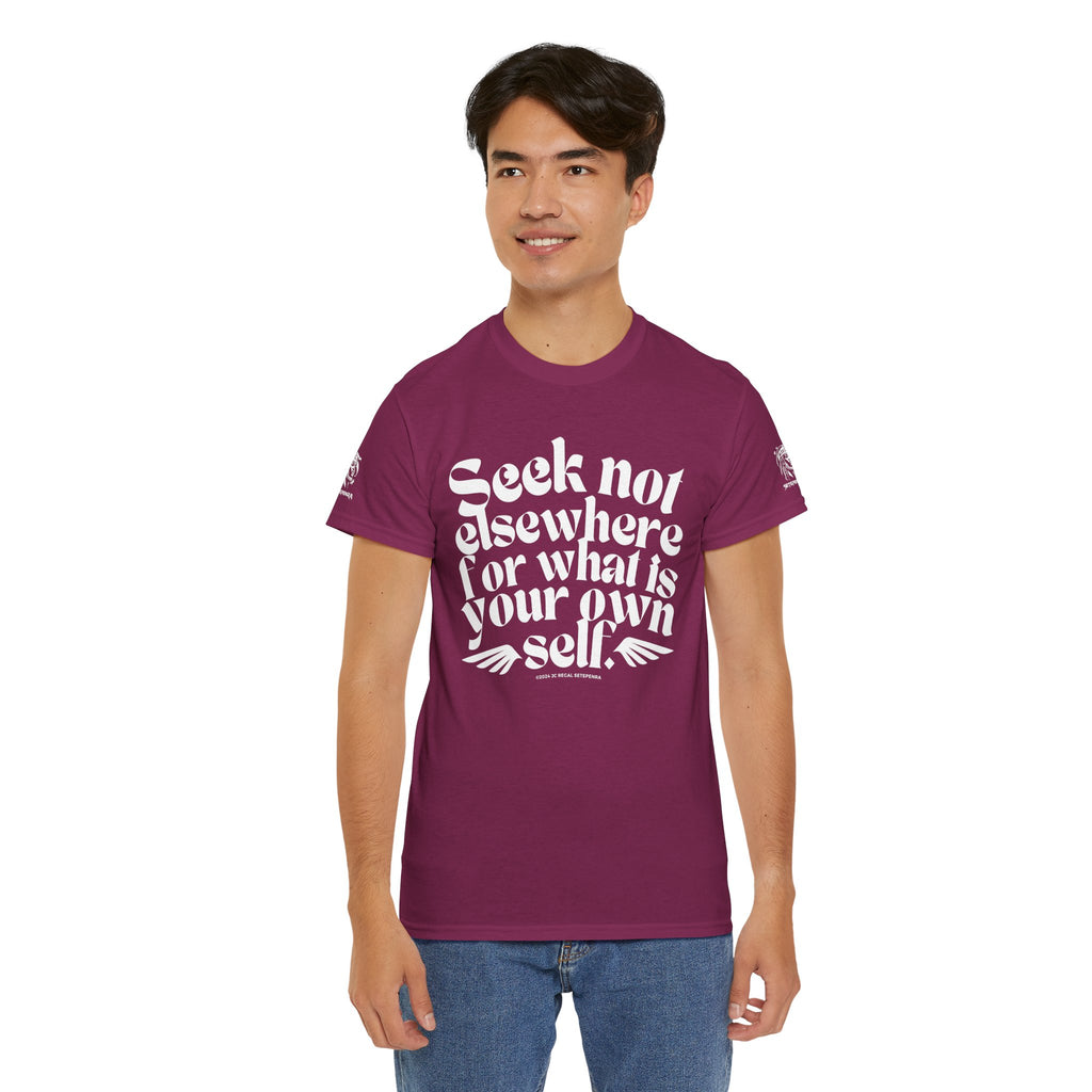 Seek Not Elsewhere Unisex Heavy Cotton Tee