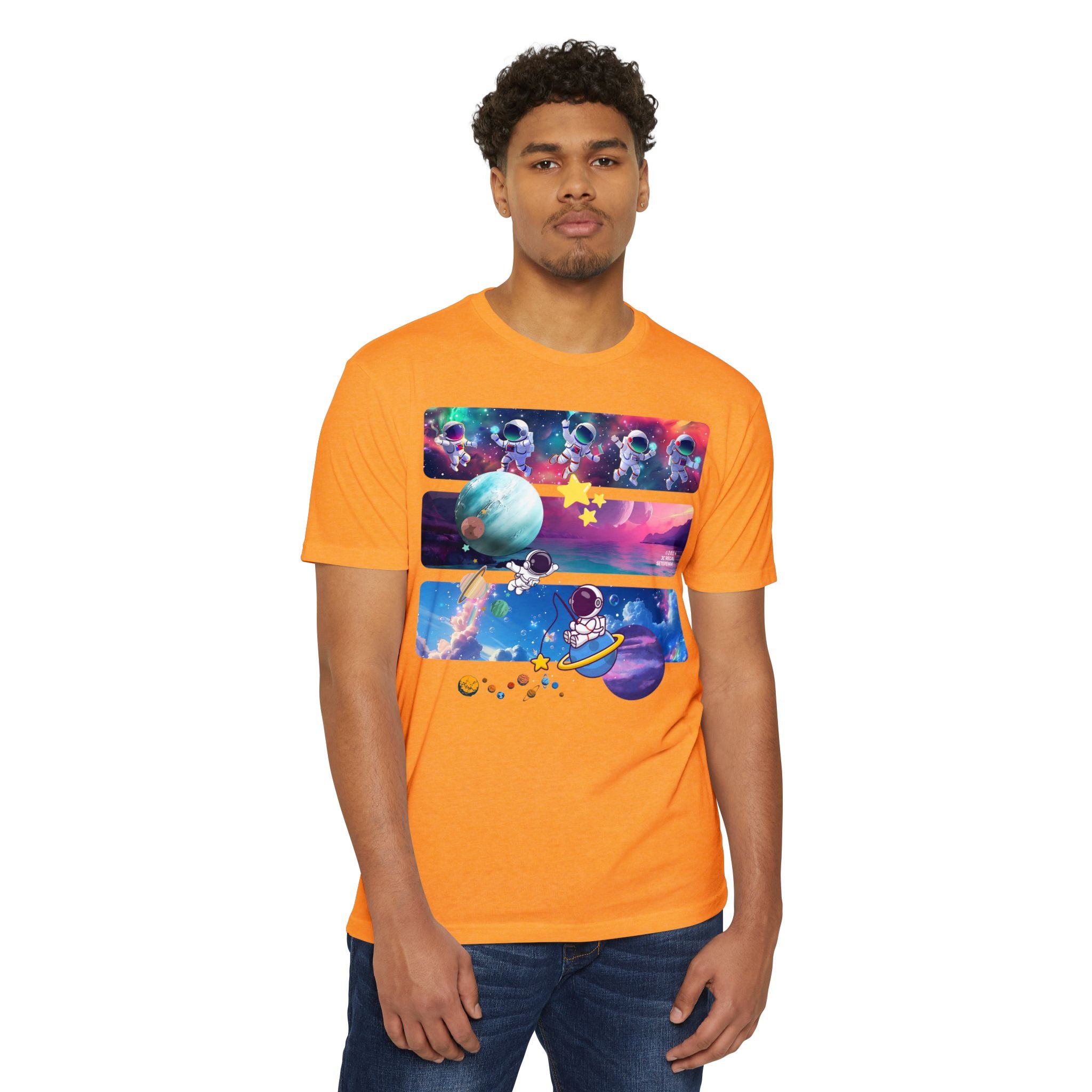 Astro Cosmo Unisex CVC Jersey T-shirt SETEPENRA T-Shirt.