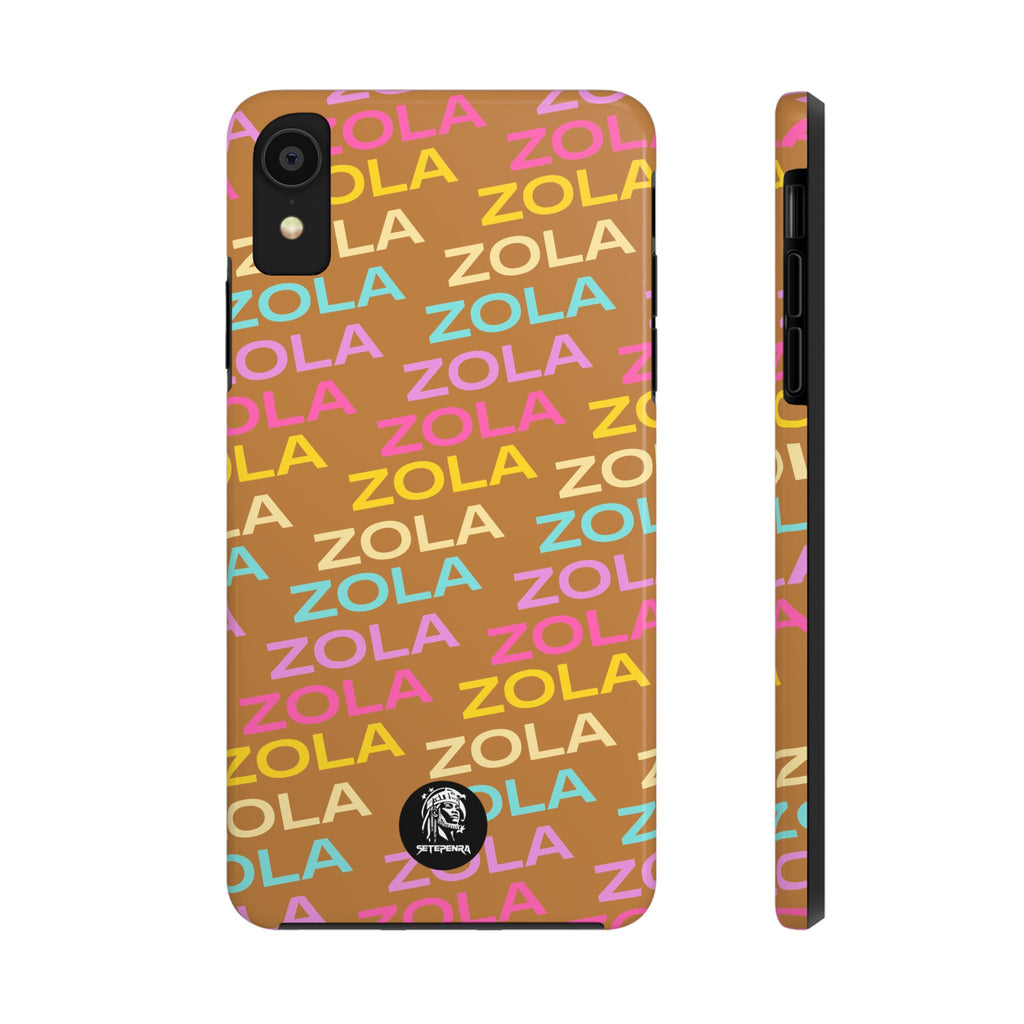 Zola Tough Phone Case (For iPhone, Galaxy & More) - Light Brown SETEPENRA Phone Case.