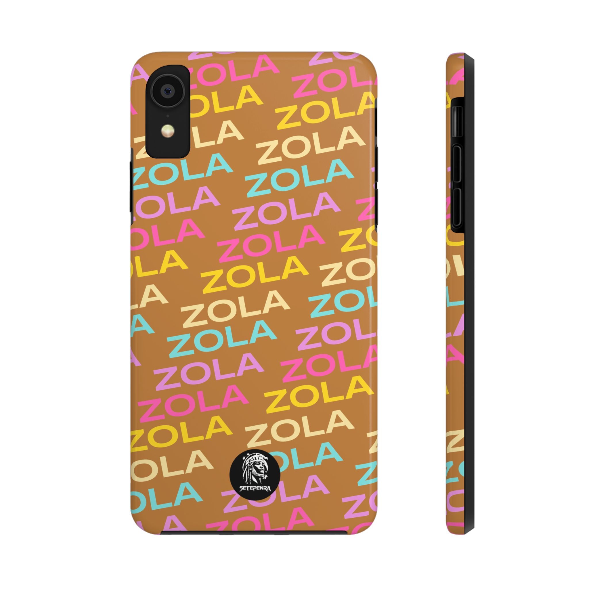 Zola Tough Phone Case (For iPhone, Galaxy & More) - Light Brown SETEPENRA Phone Case.