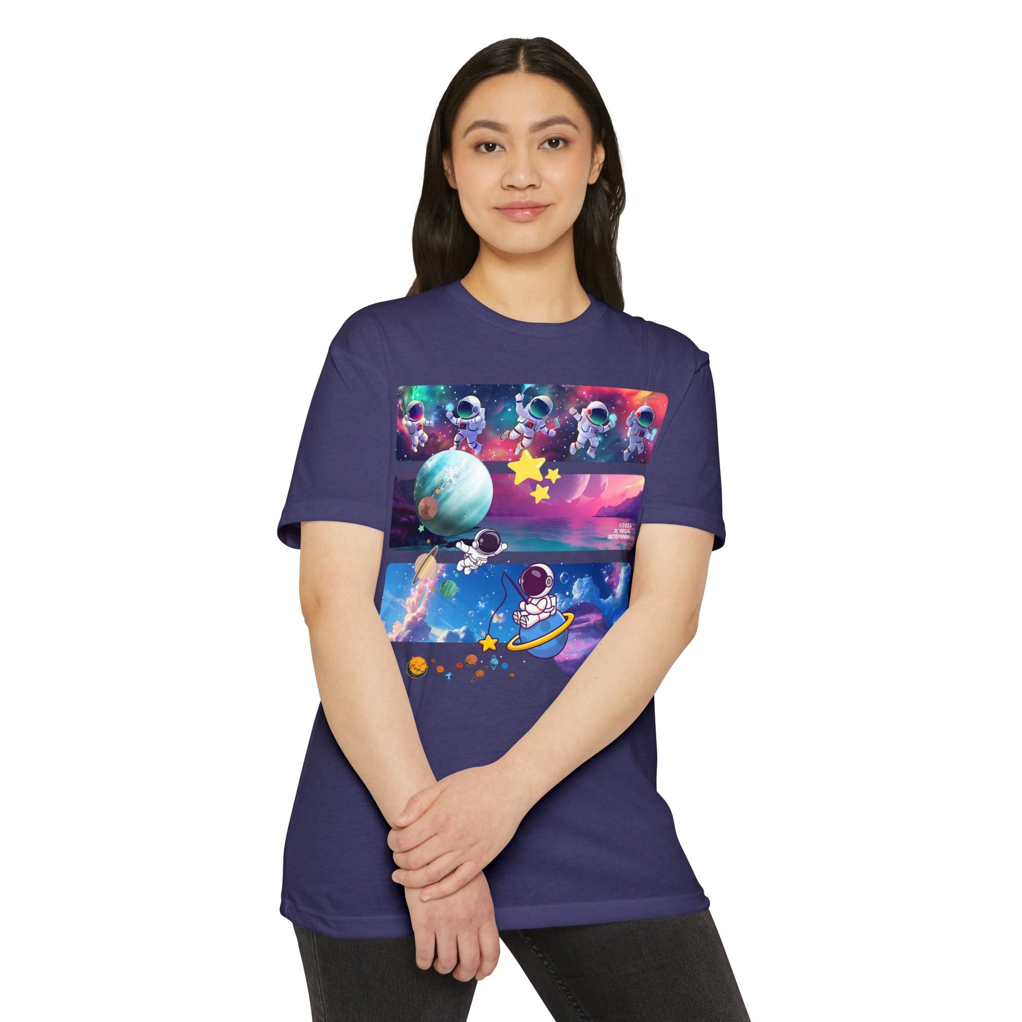Astro Cosmo Unisex CVC Jersey T-shirt