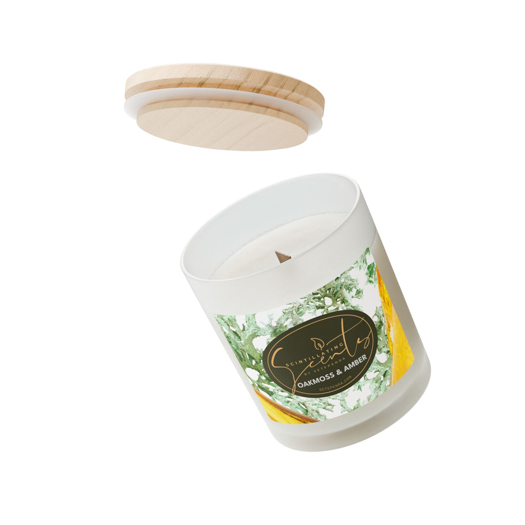 Scintillating Scents by SETEPENRA Frosted Glass Candle, 11oz