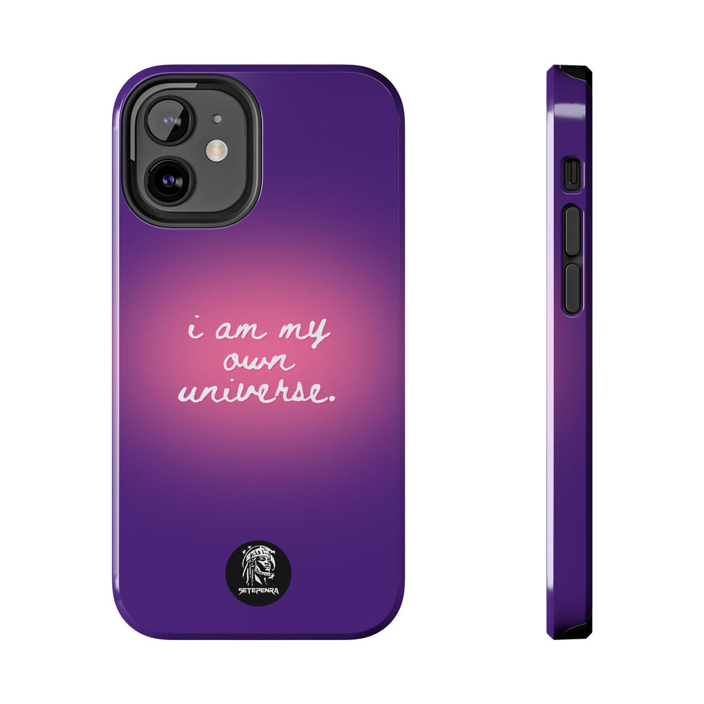 I Am My Own Universe Tough Phone Case (For iPhone, Galaxy & More) - Purple SETEPENRA Phone Case.