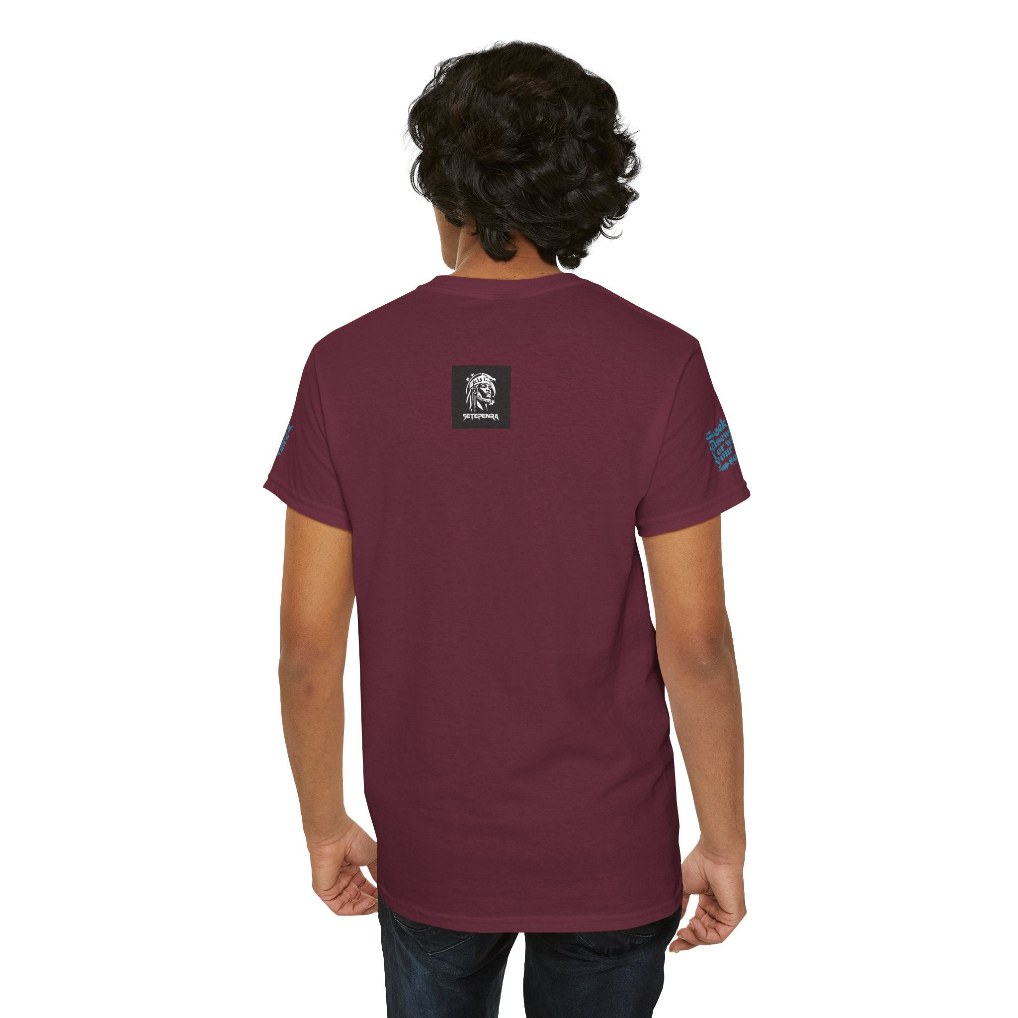 Seek Not Elsewhere (Aqua Edition) Unisex Heavy Cotton Tee