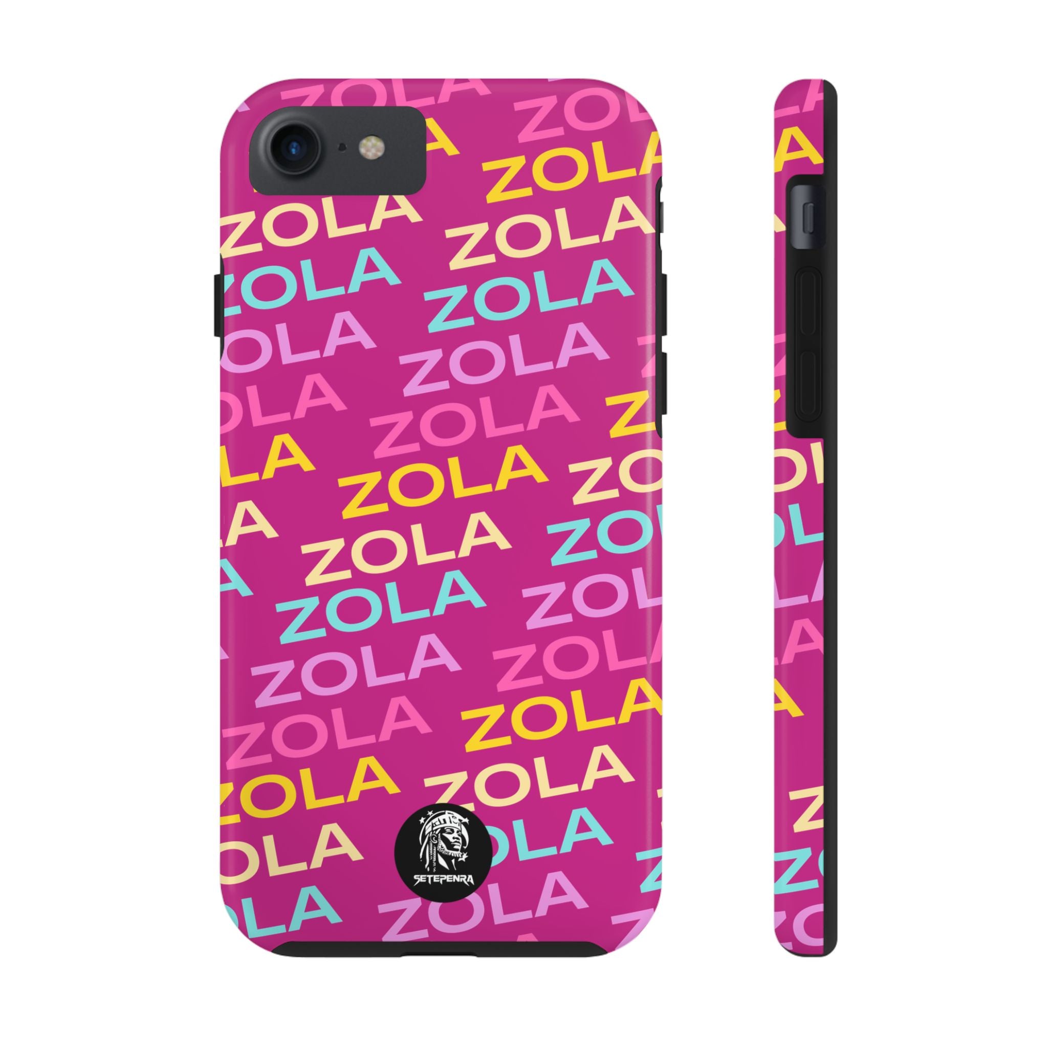 Zola Tough Phone Case (For iPhone, Galaxy & More) - Pink SETEPENRA Phone Case.