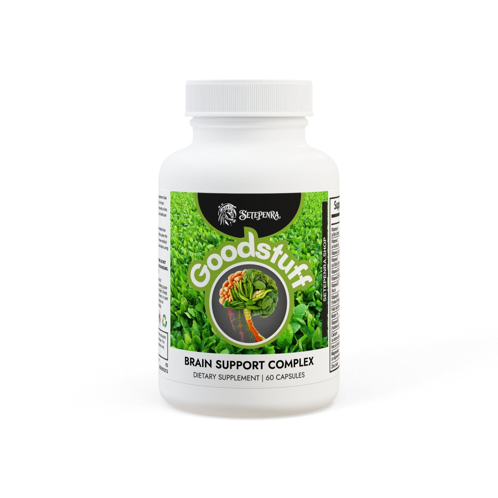 SETEPENRA Goodstuff Brain Support Complex Supplement (60 Capsules)