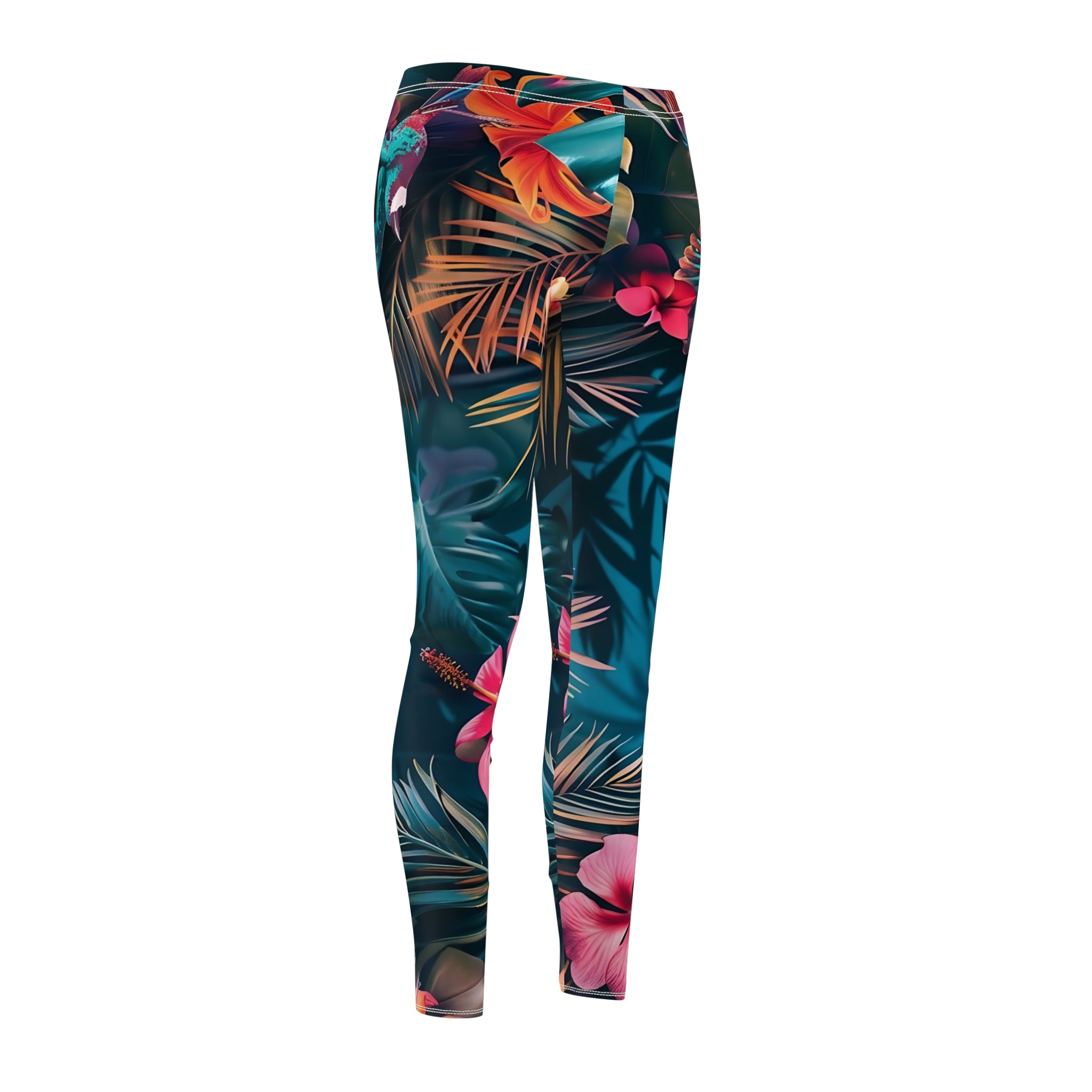 Tropican Retreat (Scene 4) Women's Cut & Sew Casual Leggings SETEPENRA All Over Prints.