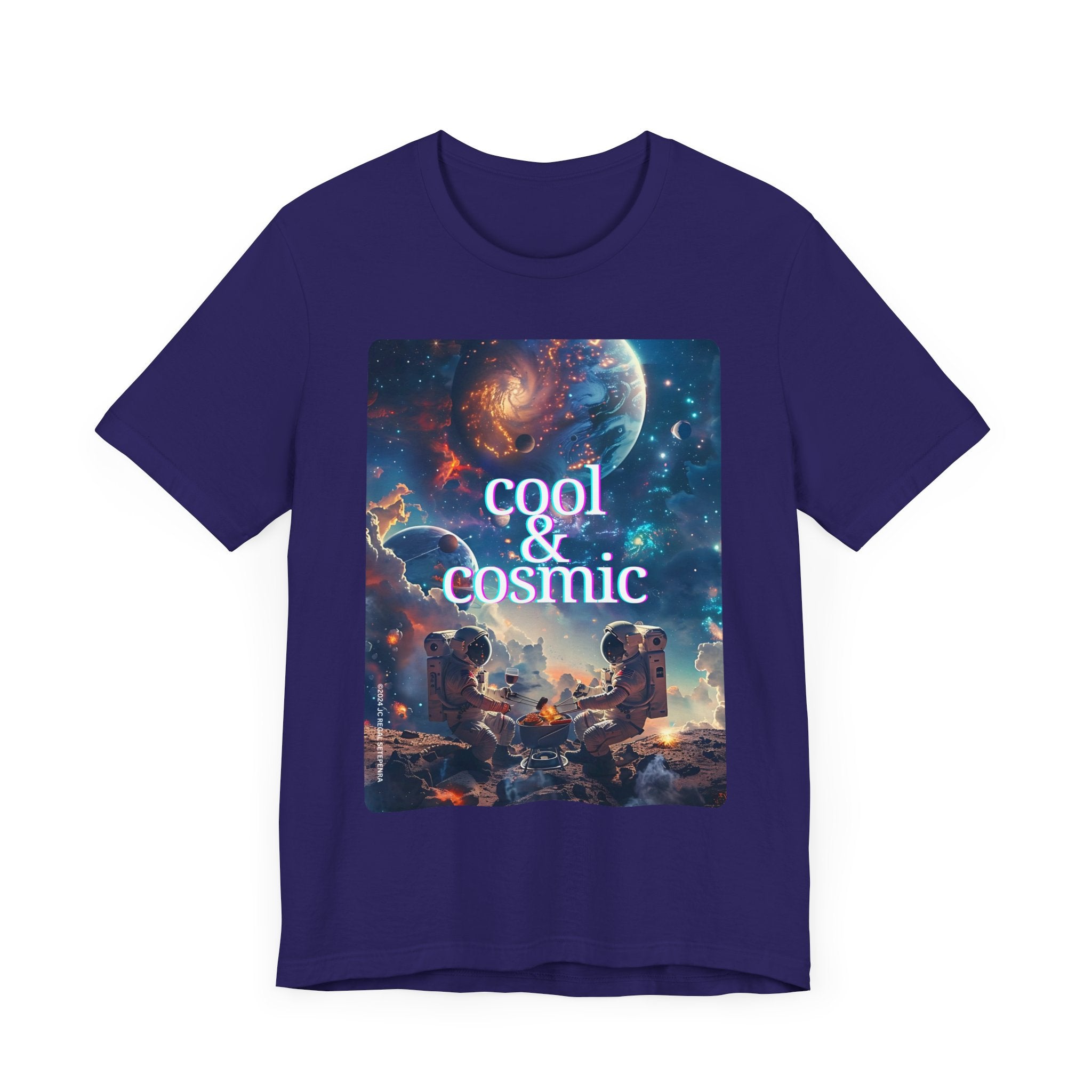 Cool & Cosmic Unisex Jersey Short Sleeve Tee SETEPENRA T-Shirt.