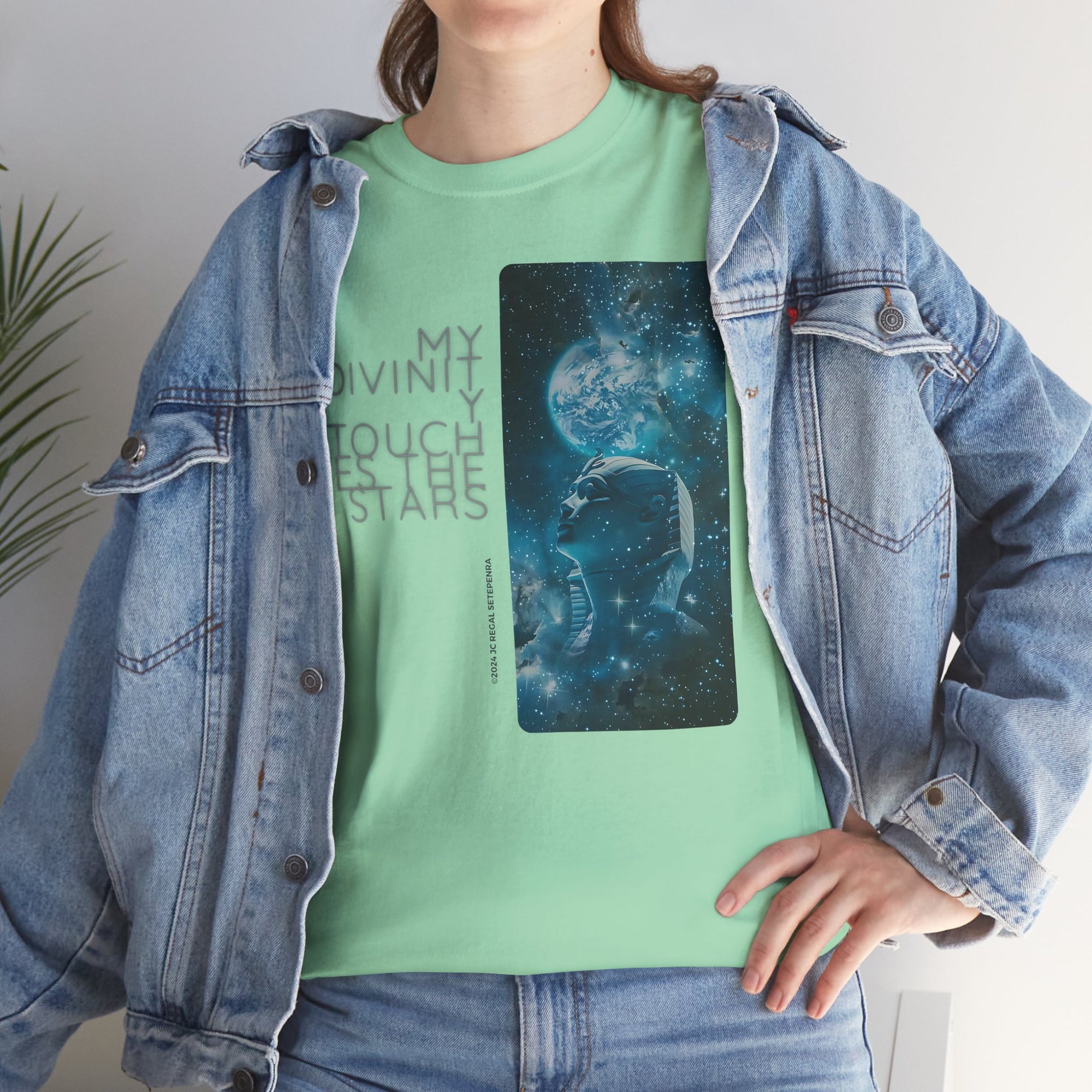 My Divinity Touches The Stars Unisex Heavy Cotton Tee