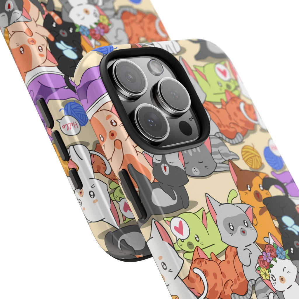 Cats A Lot Tough Phone Case (For iPhone, Galaxy & More)