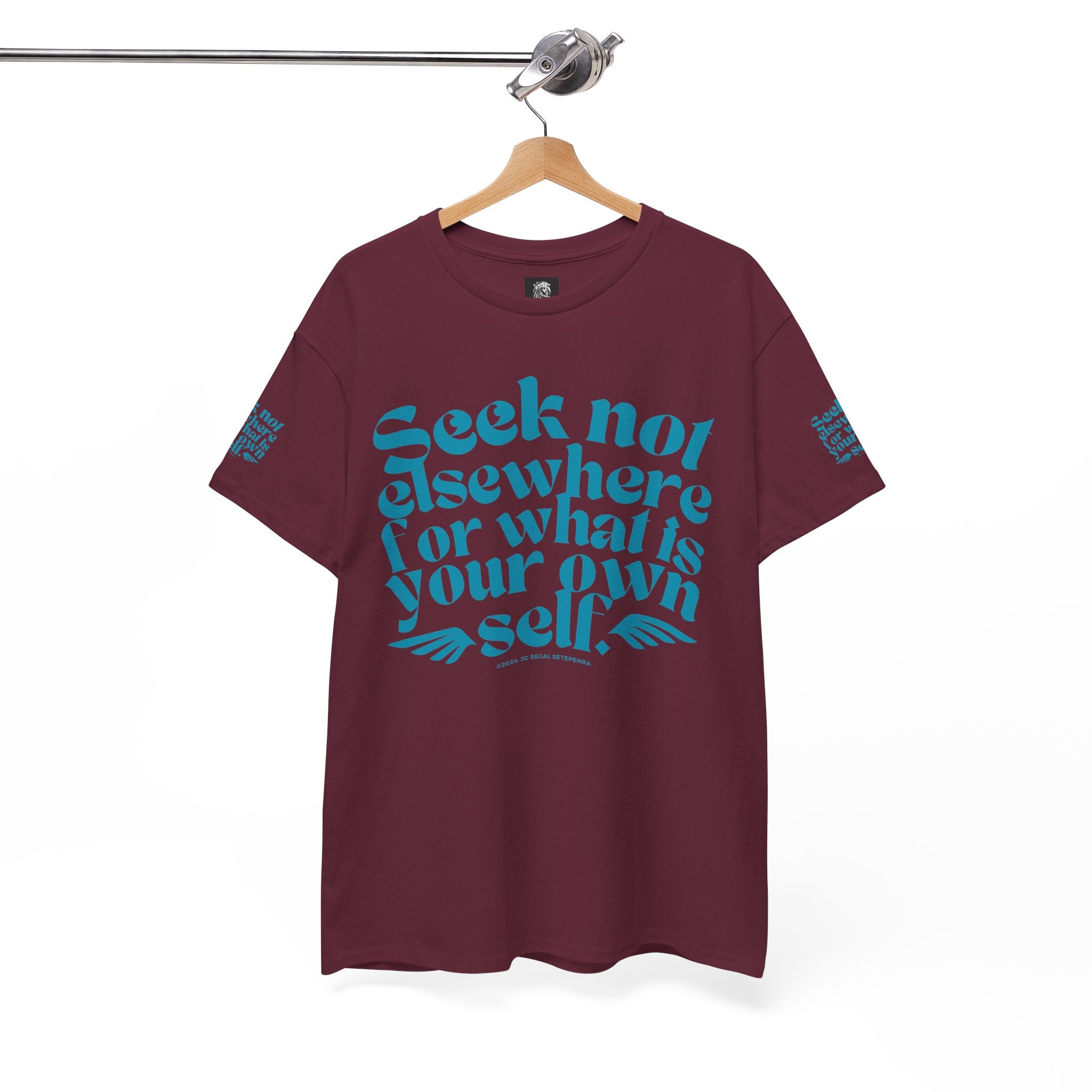 Seek Not Elsewhere (Aqua Edition) Unisex Heavy Cotton Tee