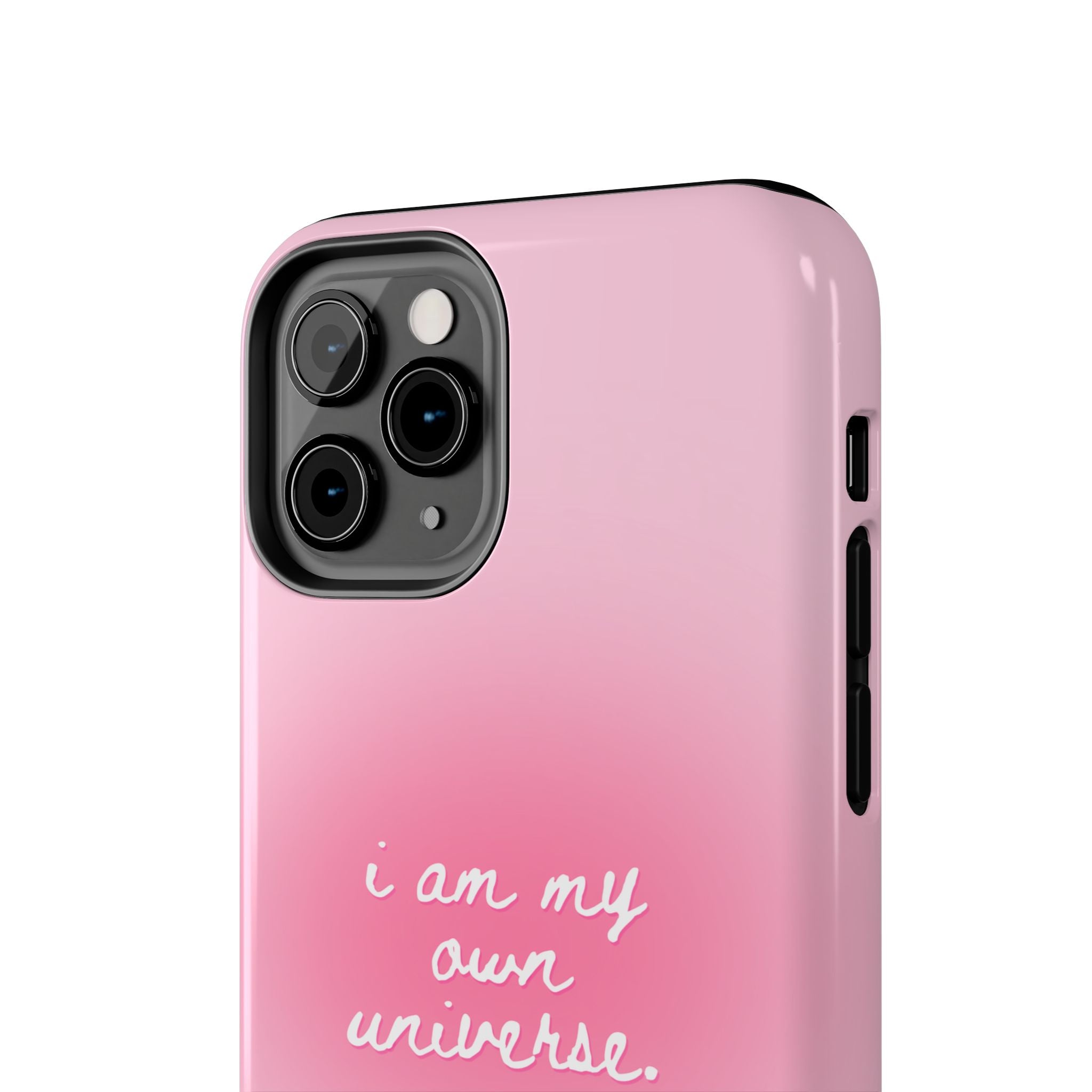 I Am My Own Universe Tough Phone Case (For iPhone, Galaxy & More) - Light Pink